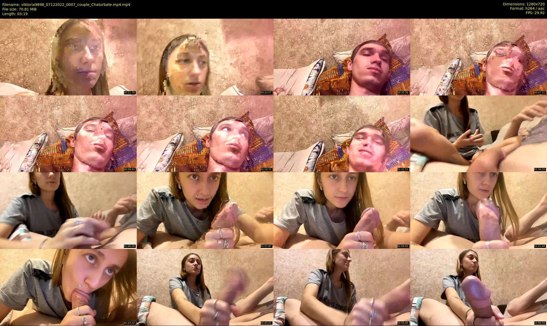 viktoria9898 — 4 minute Chaturbate couple cam show recording, 720p, Dec 7, 2022