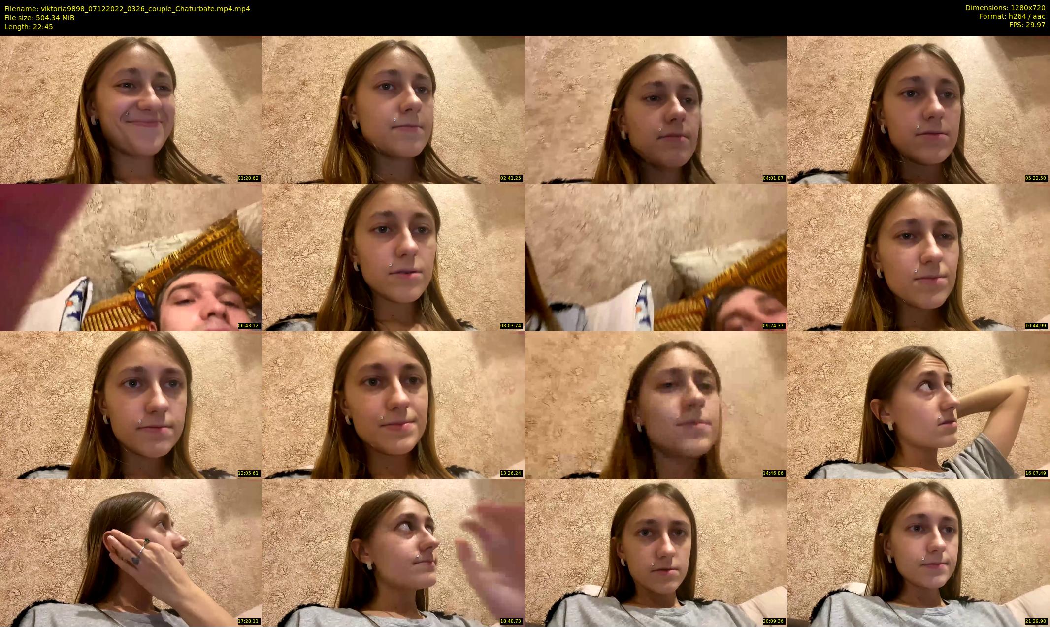 viktoria9898 — 23 minute Chaturbate couple cam show recording, 720p, Dec 7, 2022