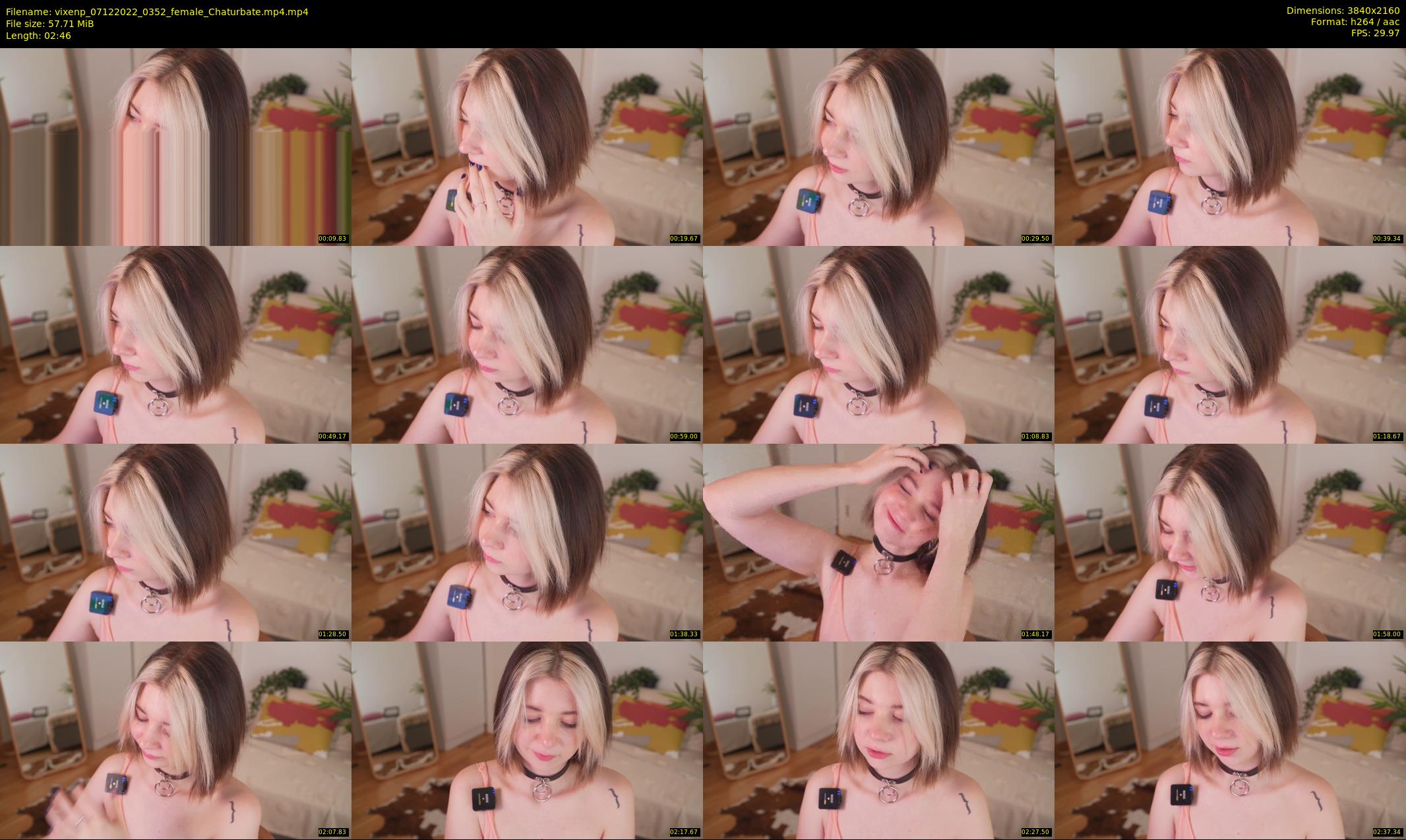 vixenp — 3 minute Chaturbate female cam show recording, 4K, Dec 7, 2022
