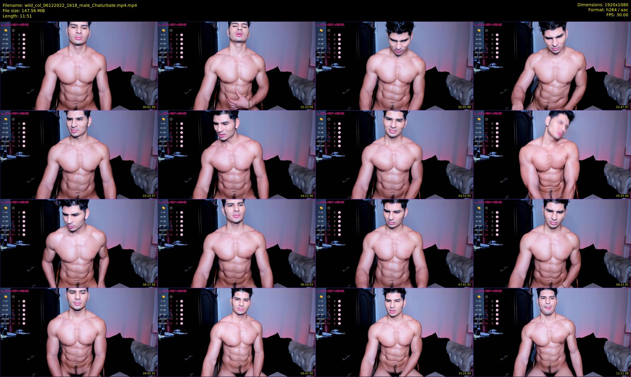 wild_col — 12 minute Chaturbate male cam show recording, 1080p, Dec 6, 2022
