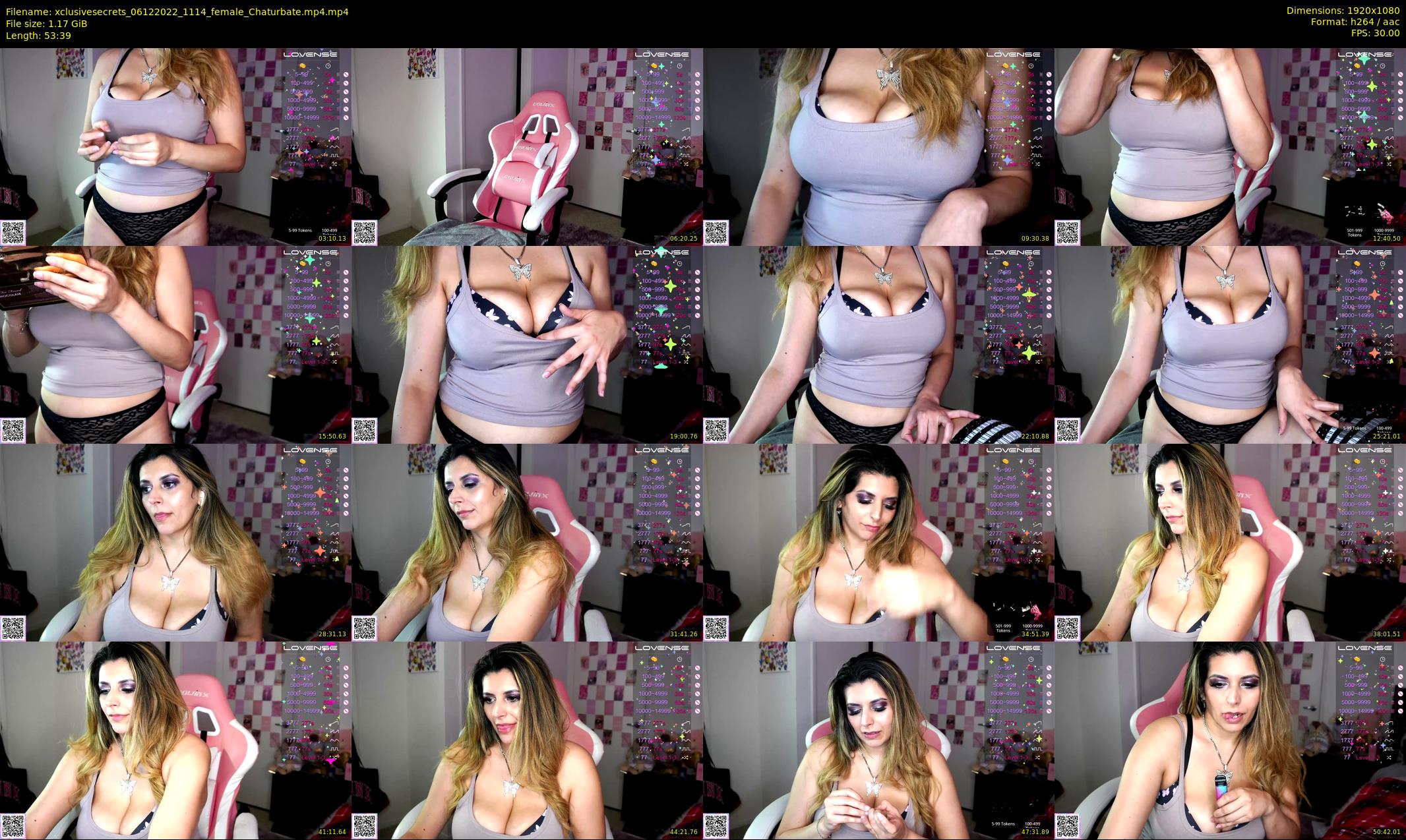 xclusivesecrets — 54 minute Chaturbate female cam show recording, 1080p, Dec 6, 2022