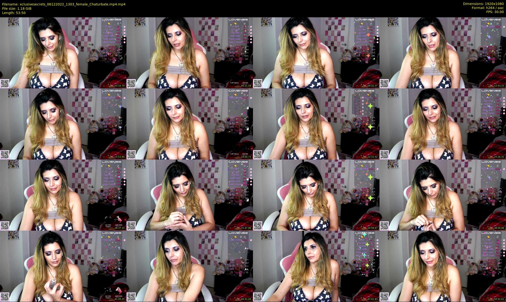 xclusivesecrets — 54 minute Chaturbate female cam show recording, 1080p, Dec 6, 2022
