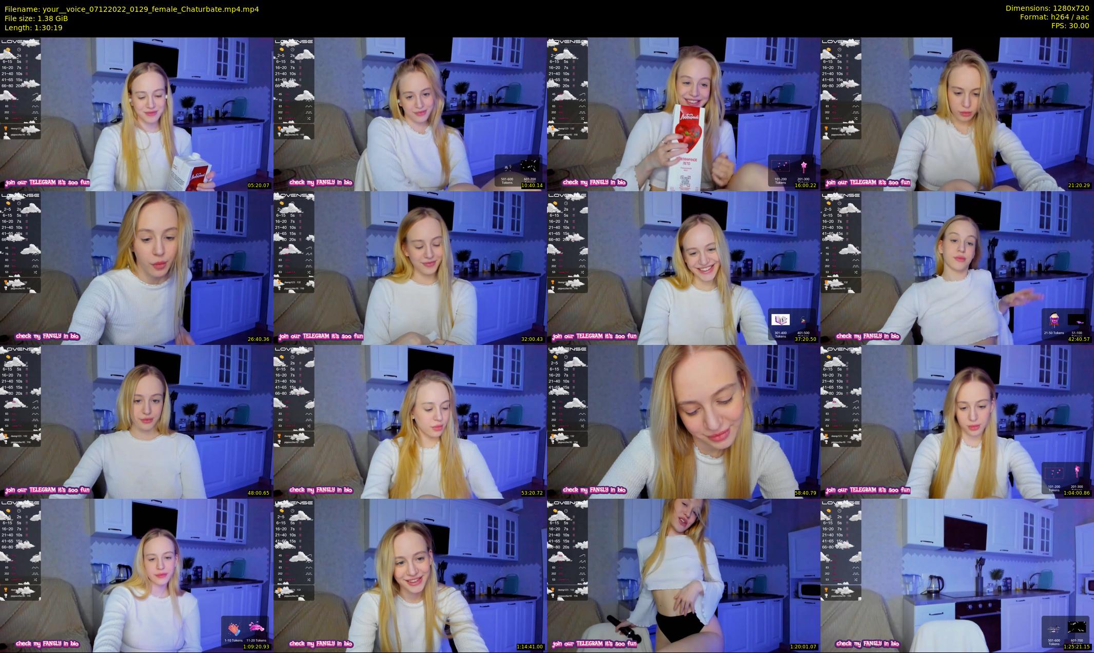 your__voice — 91 minute Chaturbate female cam show recording, 720p, Dec 7, 2022