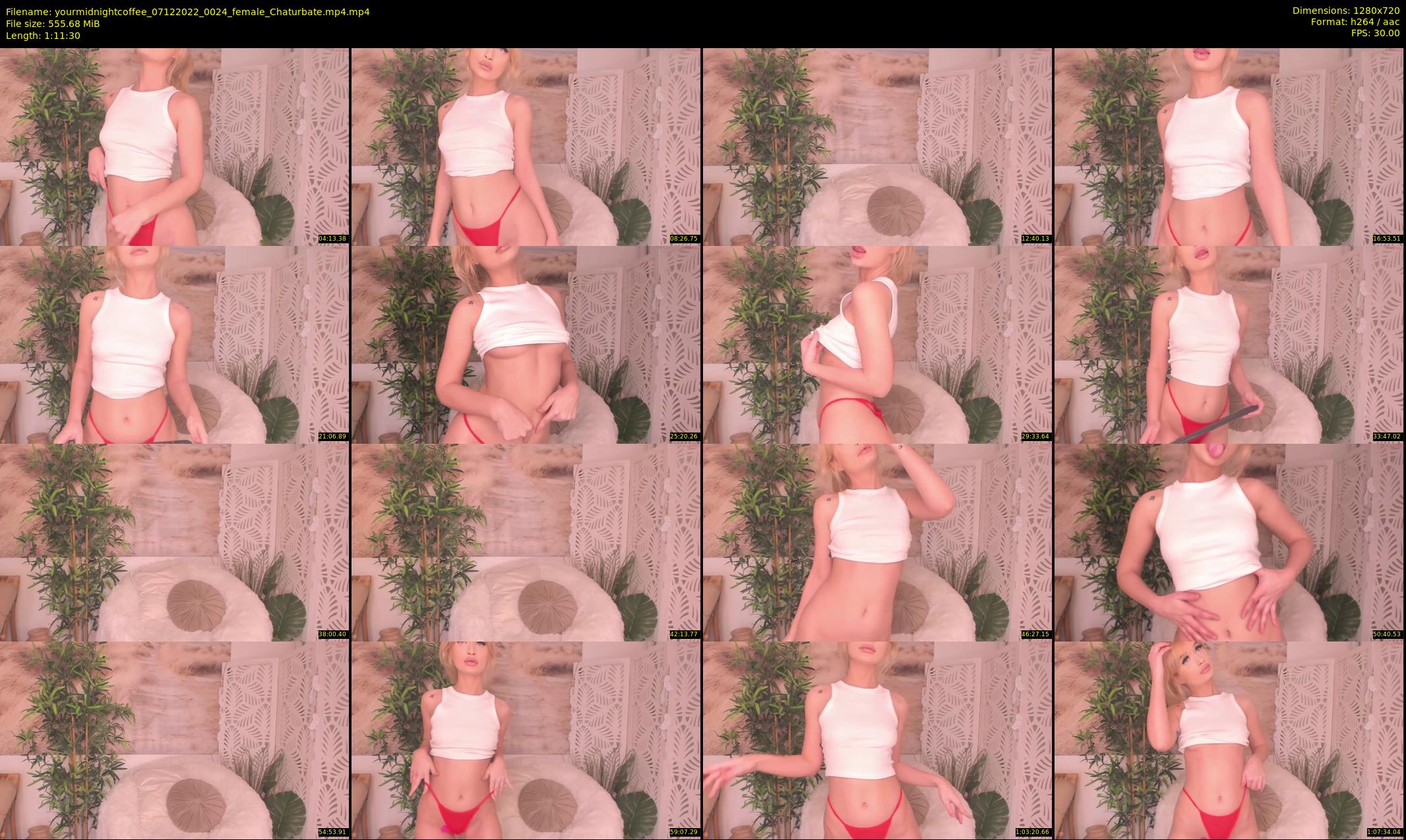 yourmidnightcoffee — 72 minute Chaturbate female cam show recording, 720p, Dec 7, 2022