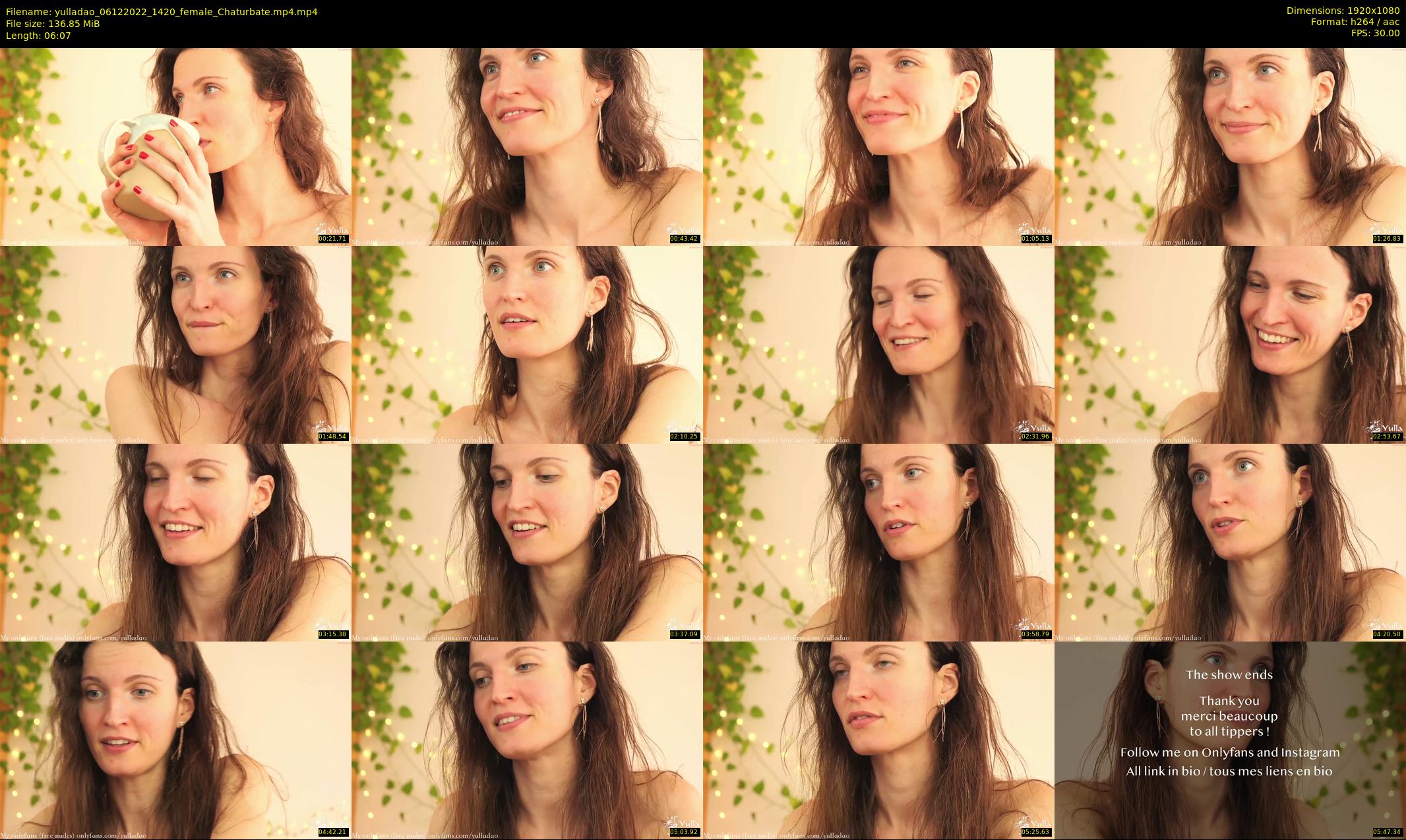 yulladao — 7 minute Chaturbate female cam show recording, 1080p, Dec 6, 2022