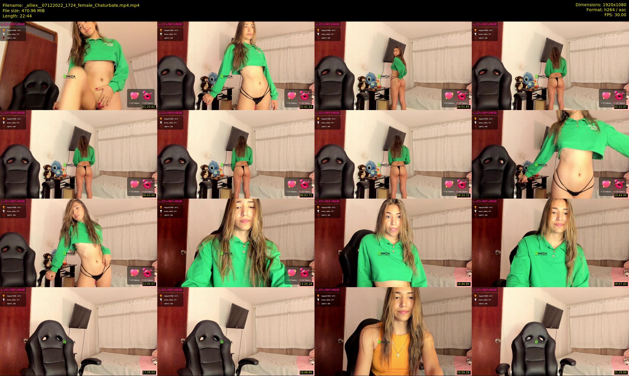 _alliex_ — 23 minute Chaturbate female cam show recording, 1080p, Dec 7, 2022