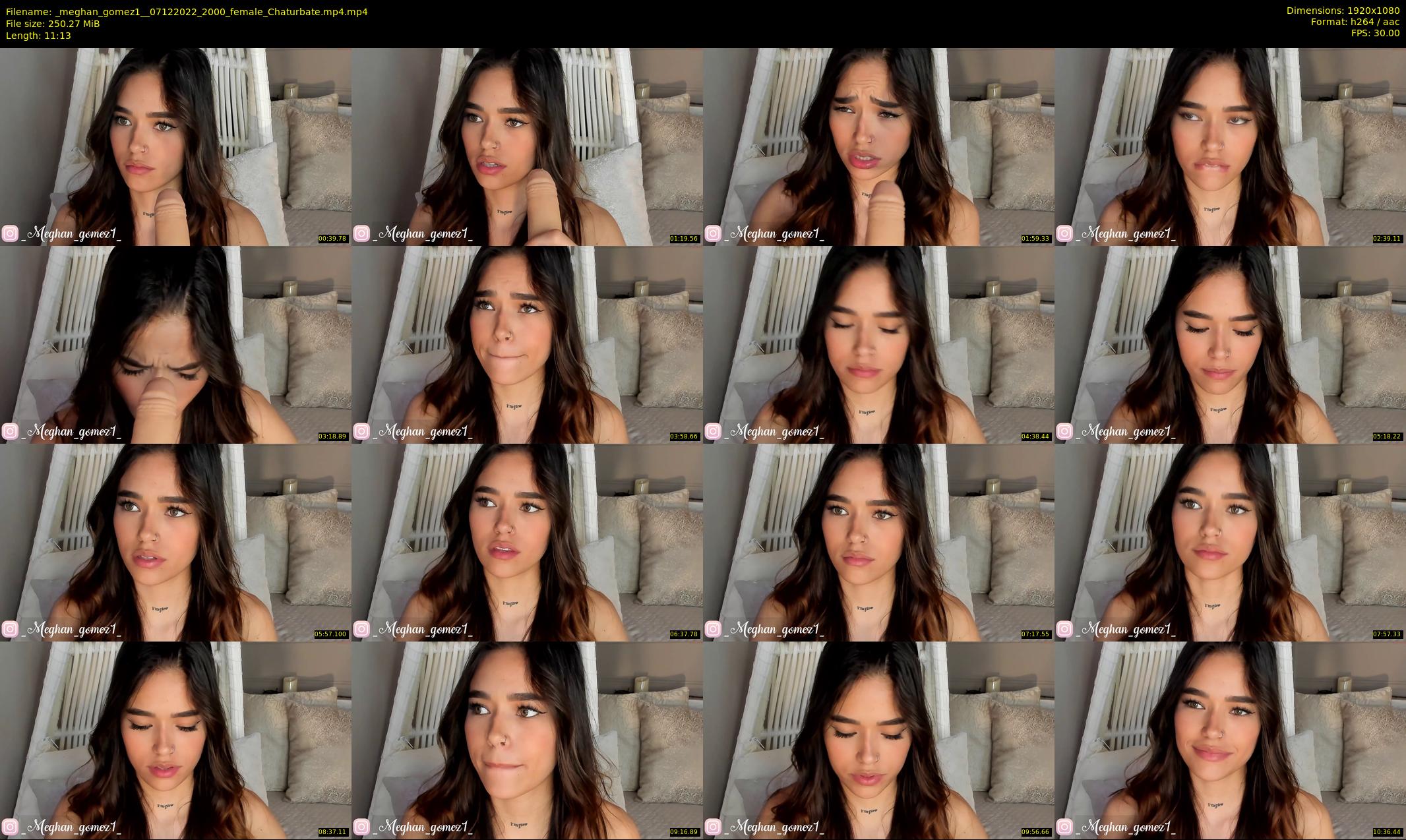 _meghan_gomez1_ — 12 minute Chaturbate female cam show recording, 1080p, Dec 7, 2022