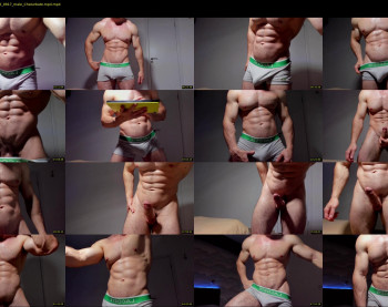 adam_muscle_ — 55 minute Chaturbate male cam show recording, 1080p, Dec 7, 2022