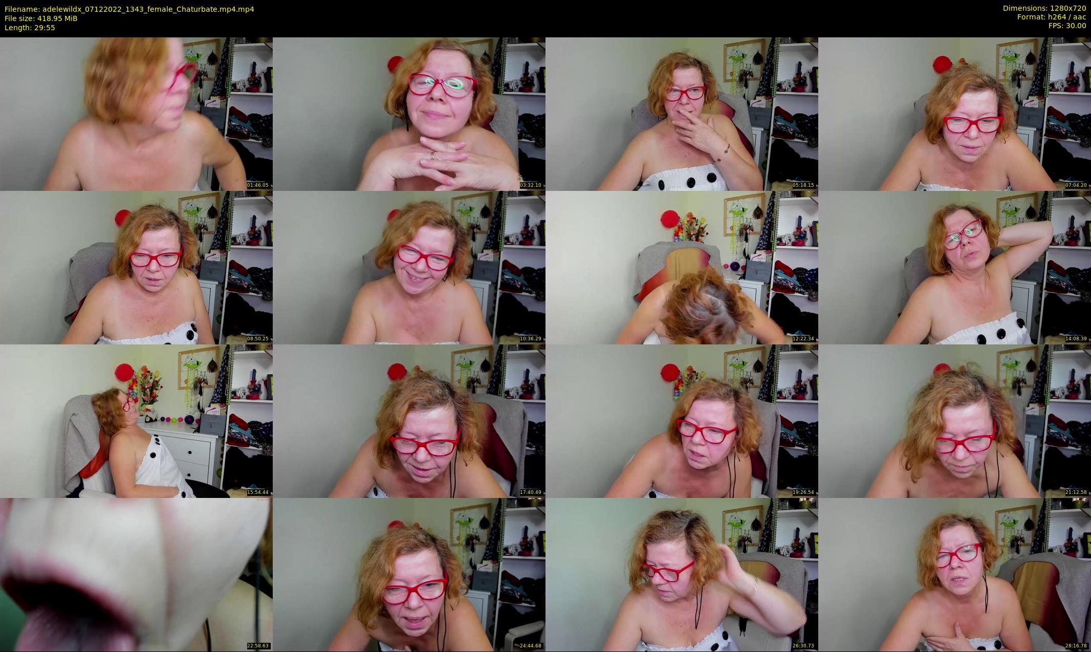 adelewildx — 30 minute Chaturbate female cam show recording, 720p, Dec 7, 2022
