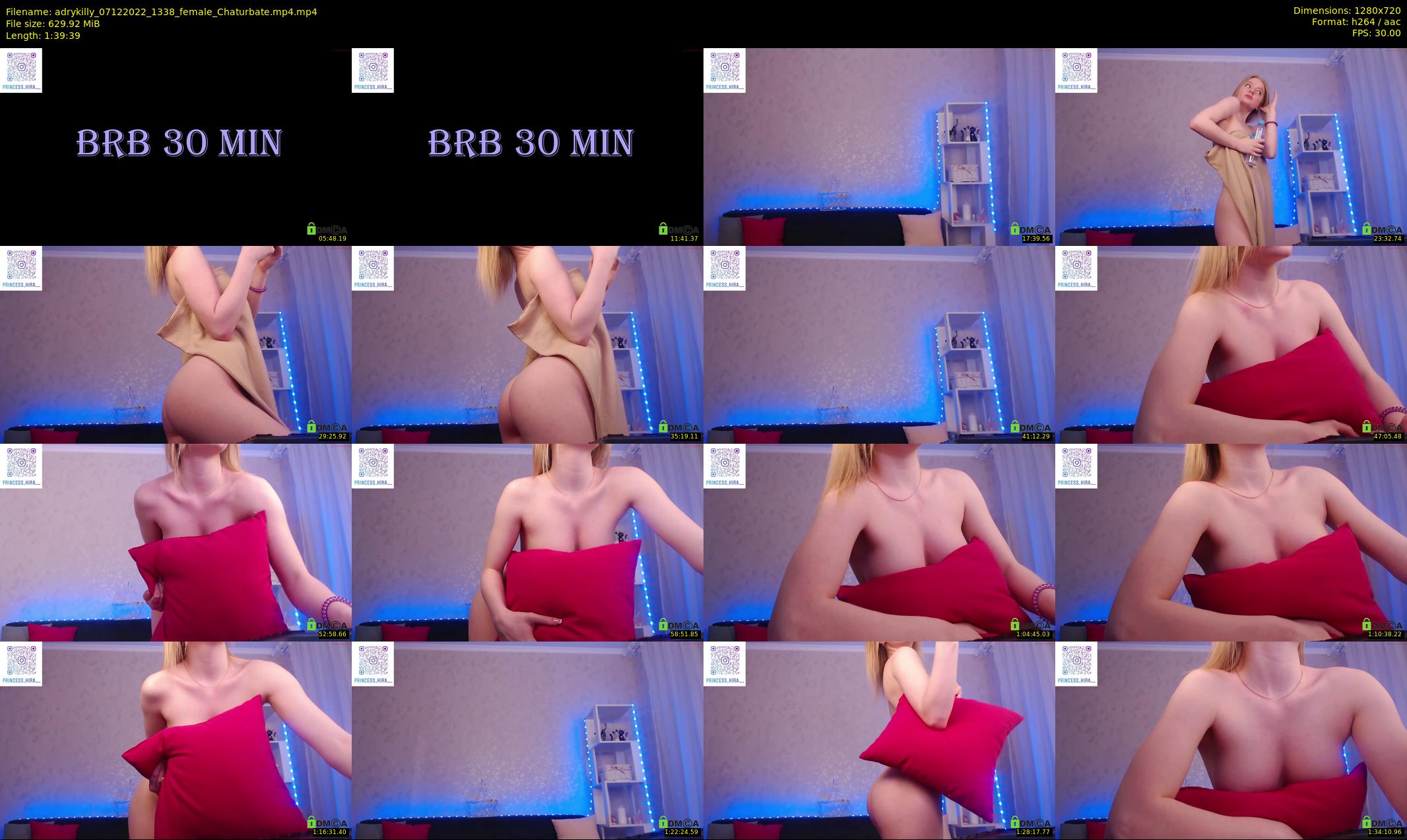 adrykilly — 100 minute Chaturbate female cam show recording, 720p, Dec 7, 2022