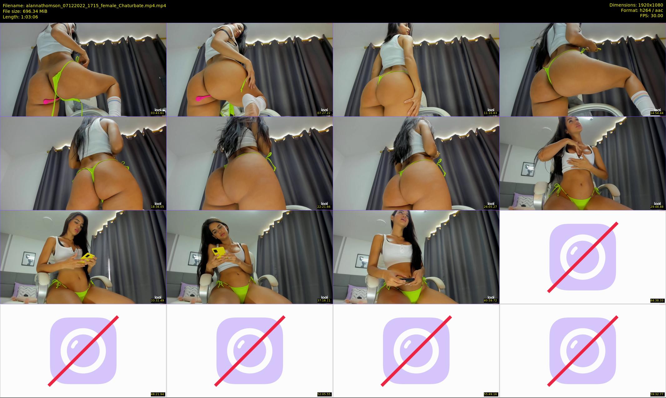 alannathomson — 64 minute Chaturbate female cam show recording, 1080p, Dec 7, 2022