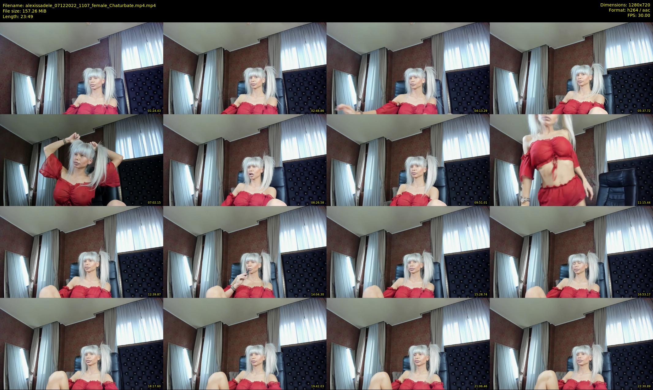 alexissadele — 24 minute Chaturbate female cam show recording, 720p, Dec 7, 2022