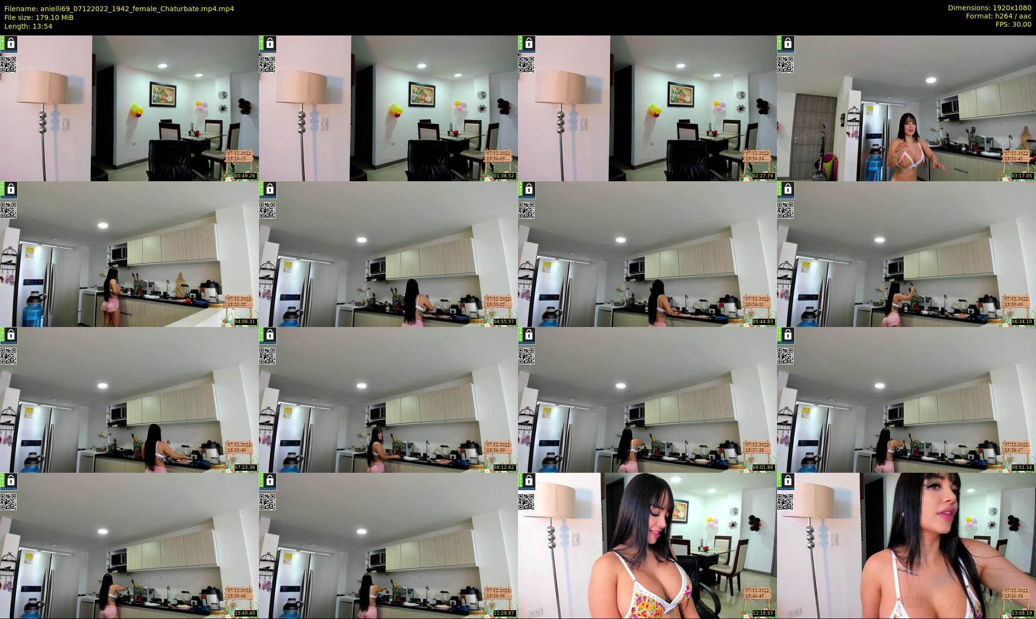 anielli69 — 14 minute Chaturbate female cam show recording, 1080p, Dec 7, 2022