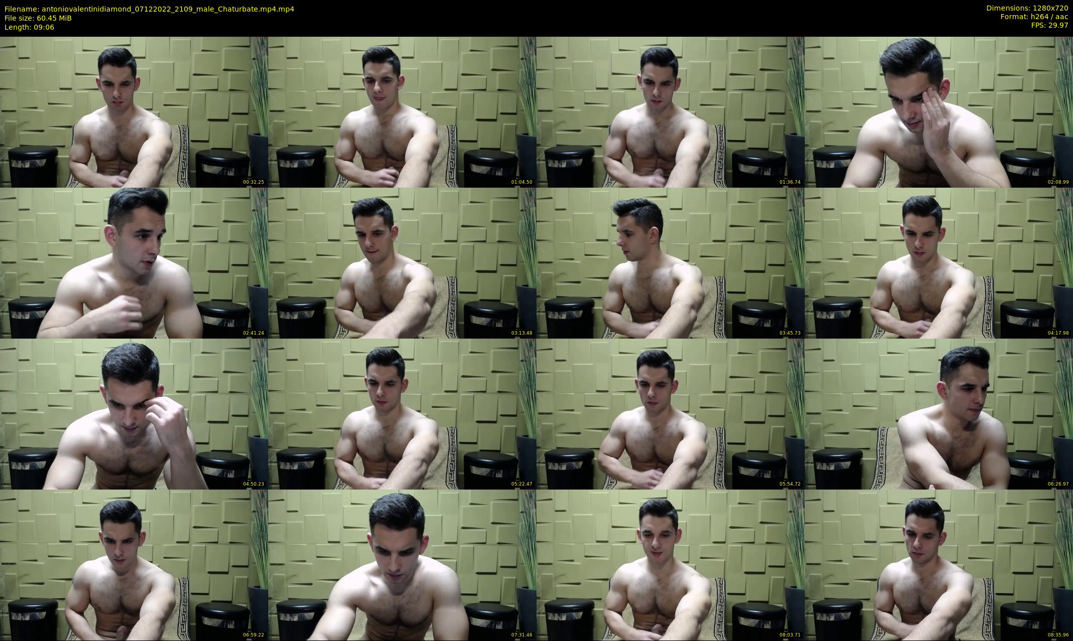 antoniovalentinidiamond — 10 minute Chaturbate male cam show recording, 720p, Dec 7, 2022