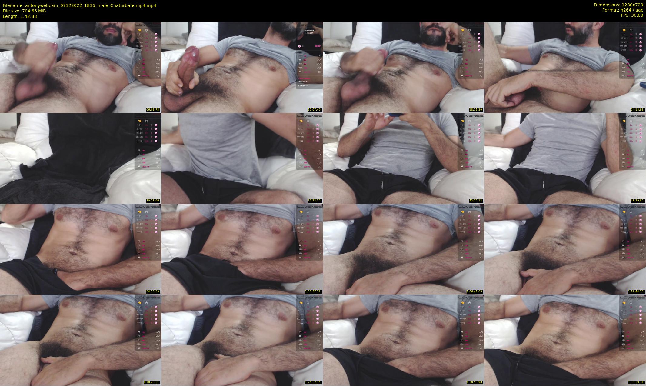 antonywebcam — 103 minute Chaturbate male cam show recording, 720p, Dec 7, 2022