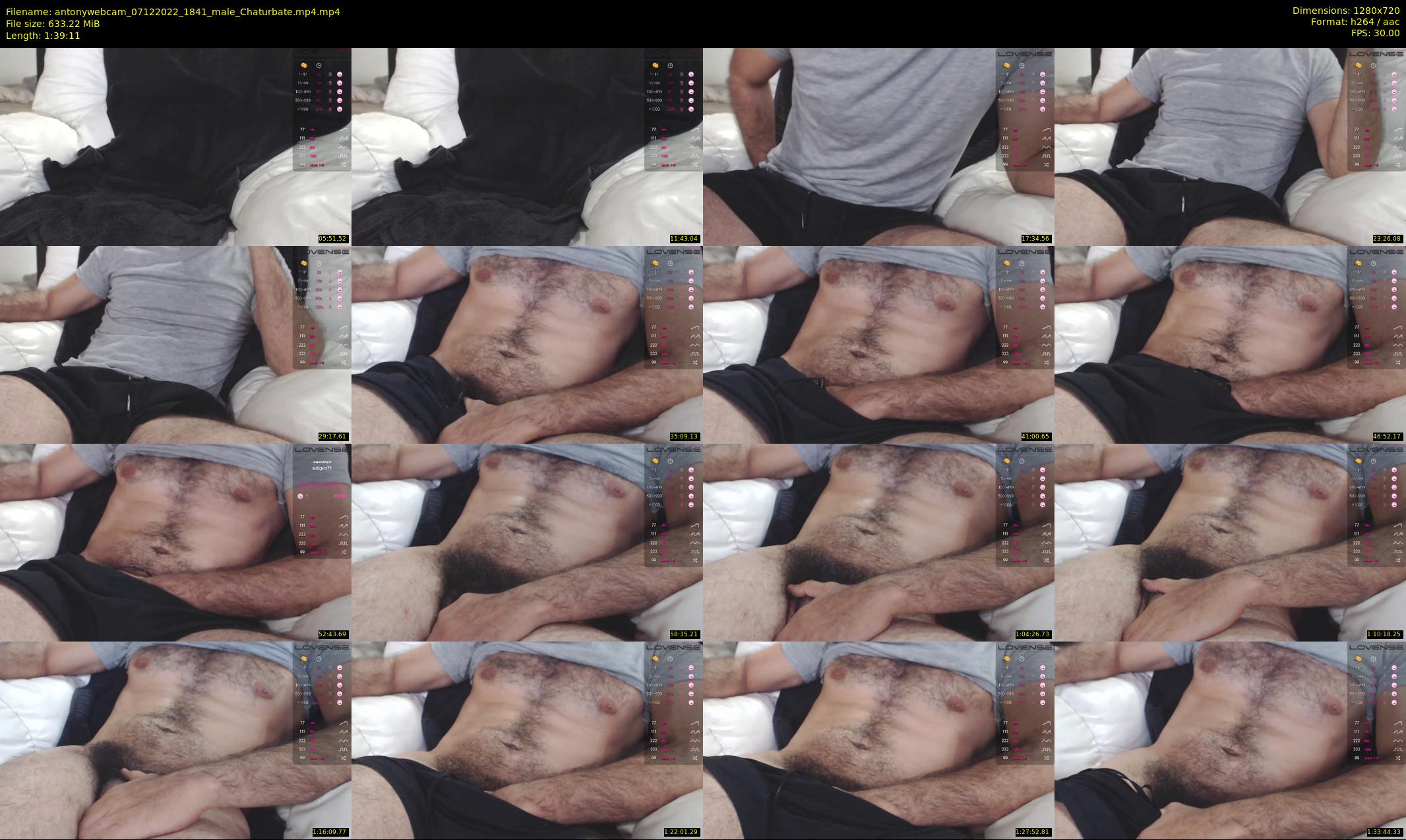 antonywebcam — 100 minute Chaturbate male cam show recording, 720p, Dec 7, 2022