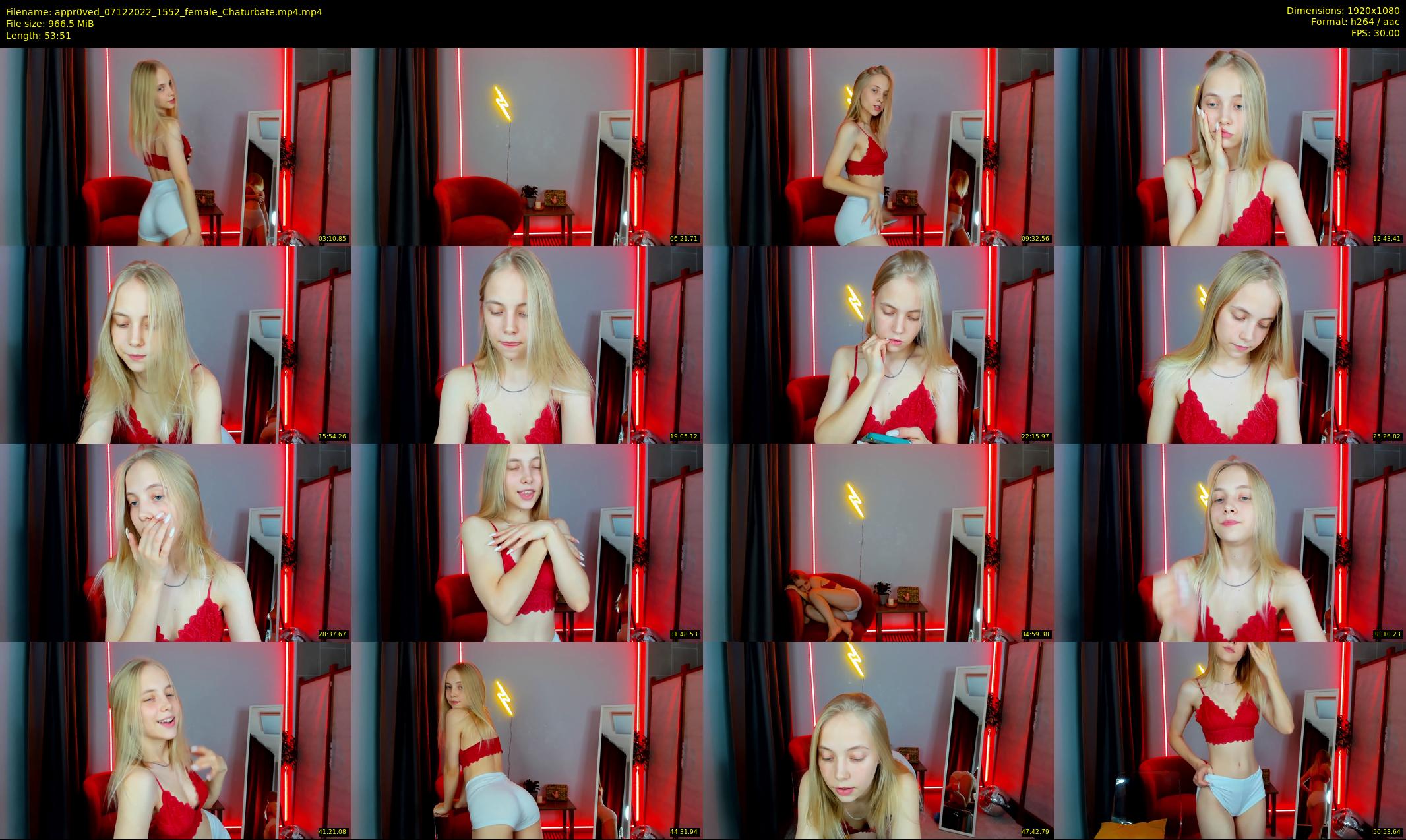 appr0ved — 54 minute Chaturbate female cam show recording, 1080p, Dec 7, 2022