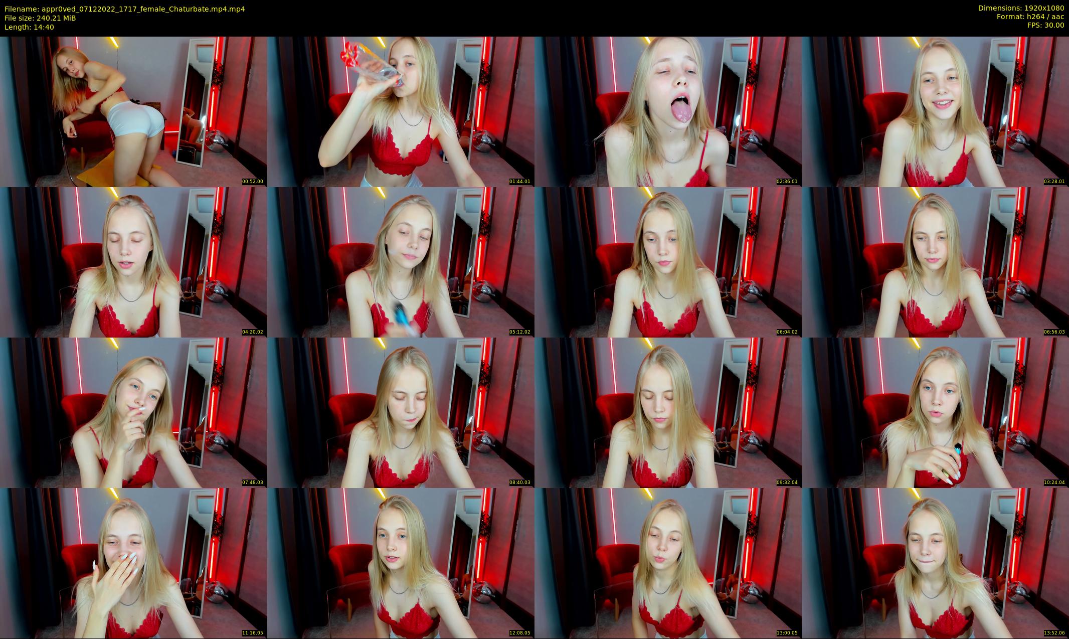 appr0ved — 15 minute Chaturbate female cam show recording, 1080p, Dec 7, 2022
