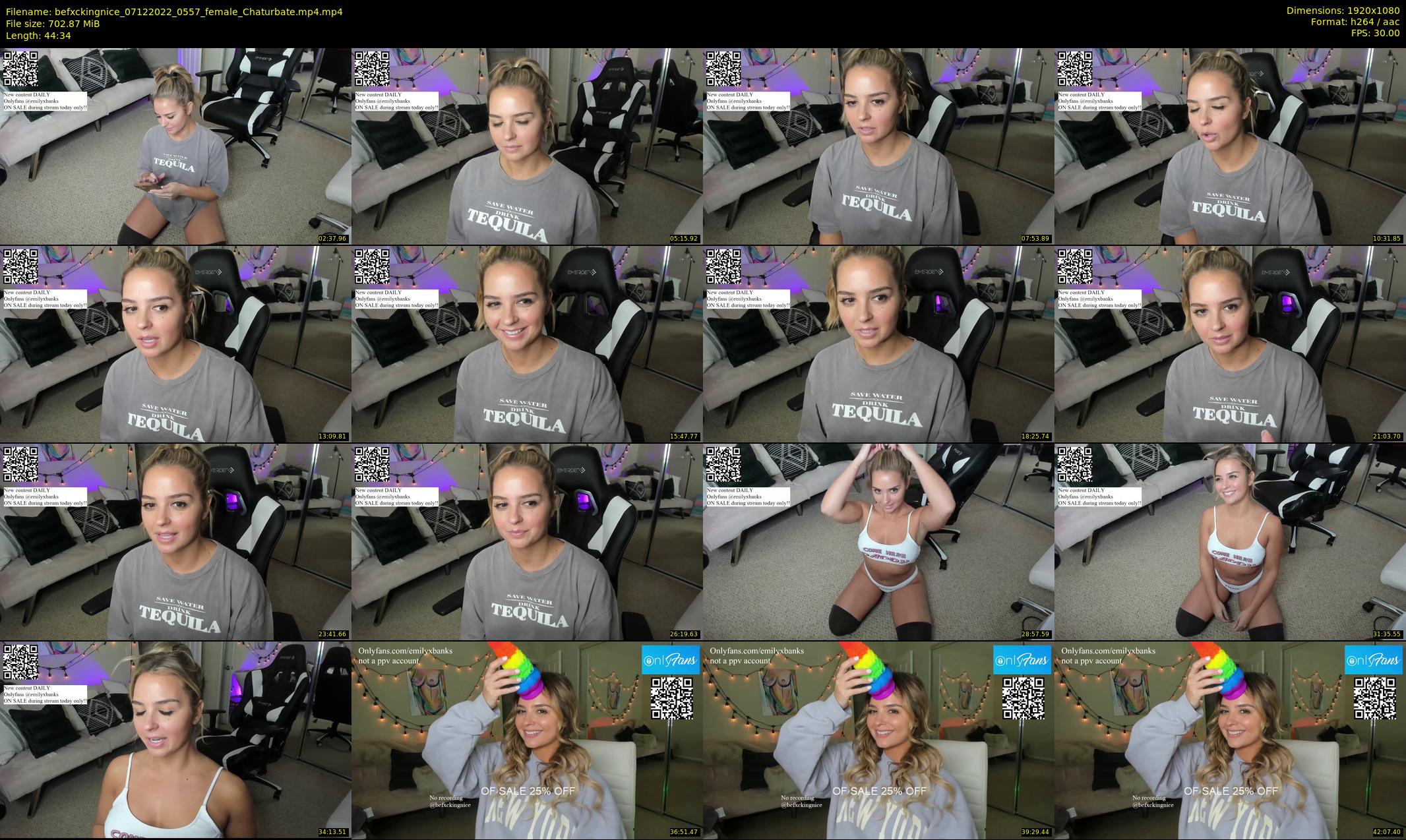 befxckingnice — 45 minute Chaturbate female cam show recording, 1080p, Dec 7, 2022