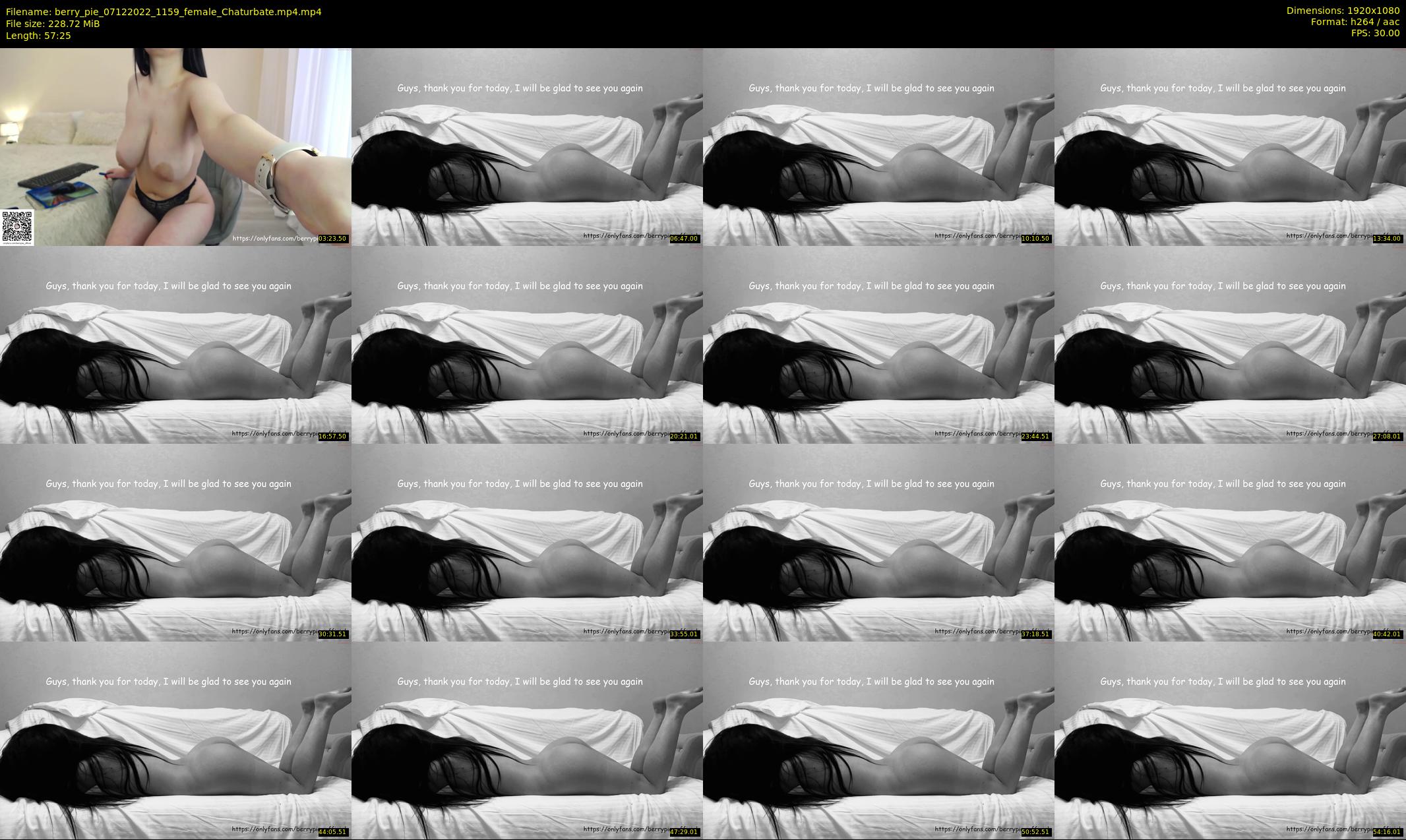 berry_pie — 58 minute Chaturbate female cam show recording, 1080p, Dec 7, 2022