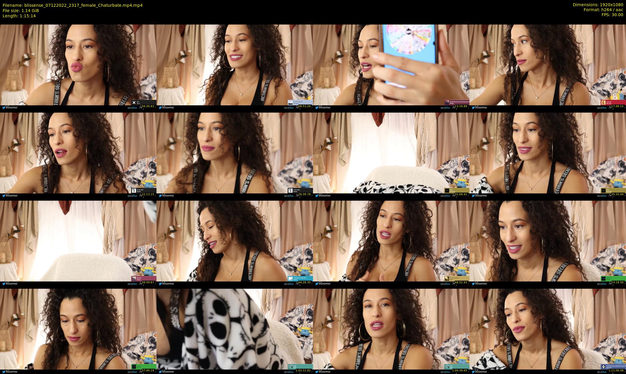 blissense — 76 minute Chaturbate female cam show recording, 1080p, Dec 7, 2022