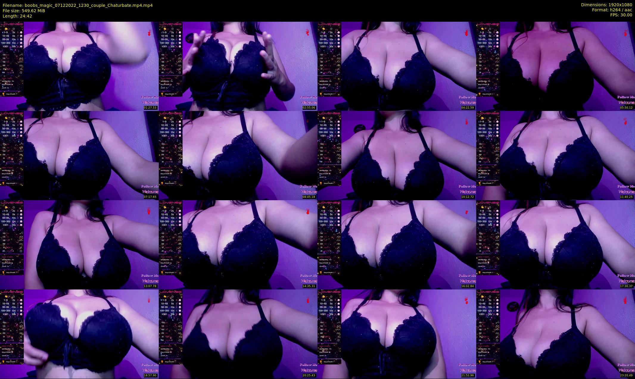 boobs_magic — 25 minute Chaturbate couple cam show recording, 1080p, Dec 7, 2022