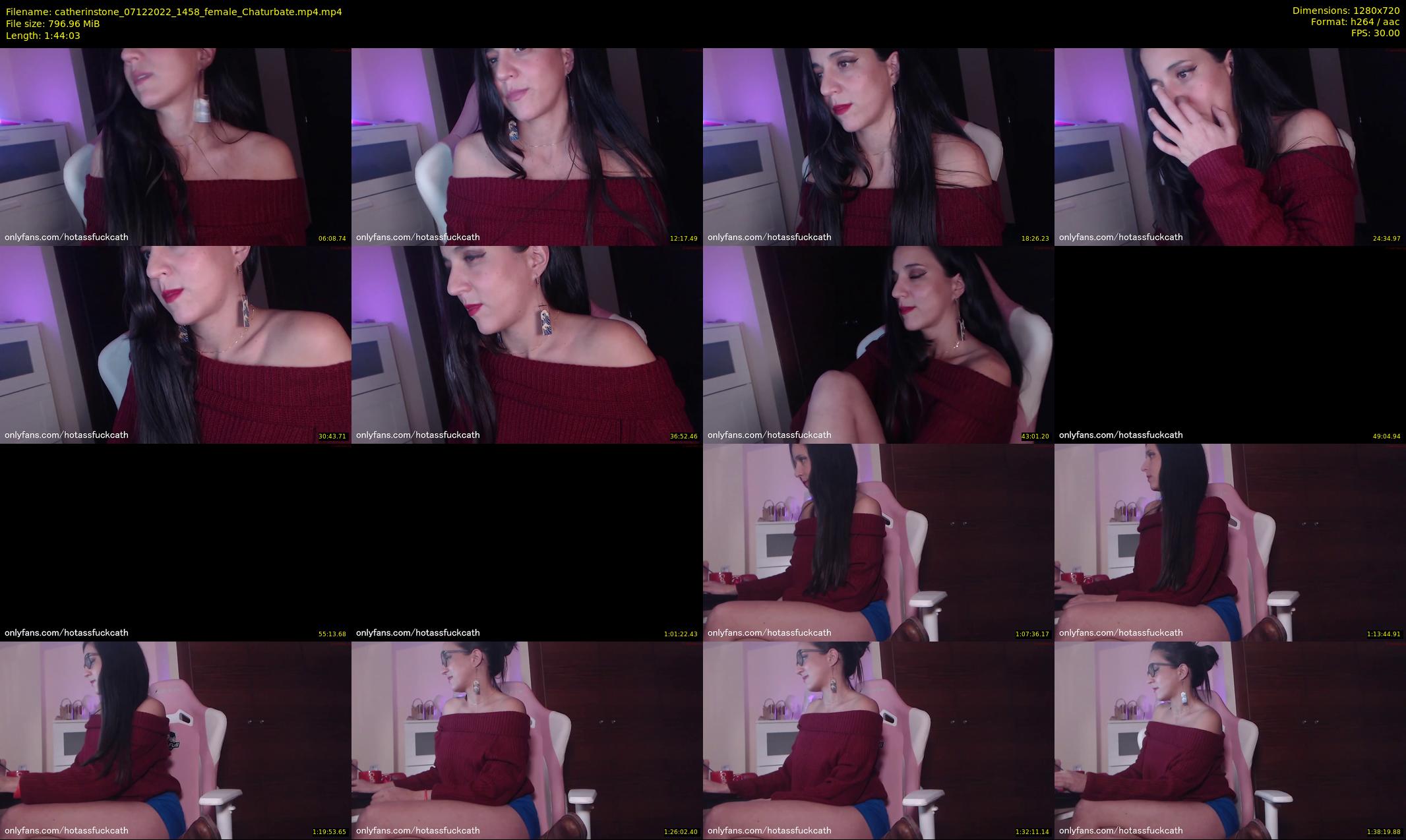 catherinstone — 105 minute Chaturbate female cam show recording, 720p, Dec 7, 2022