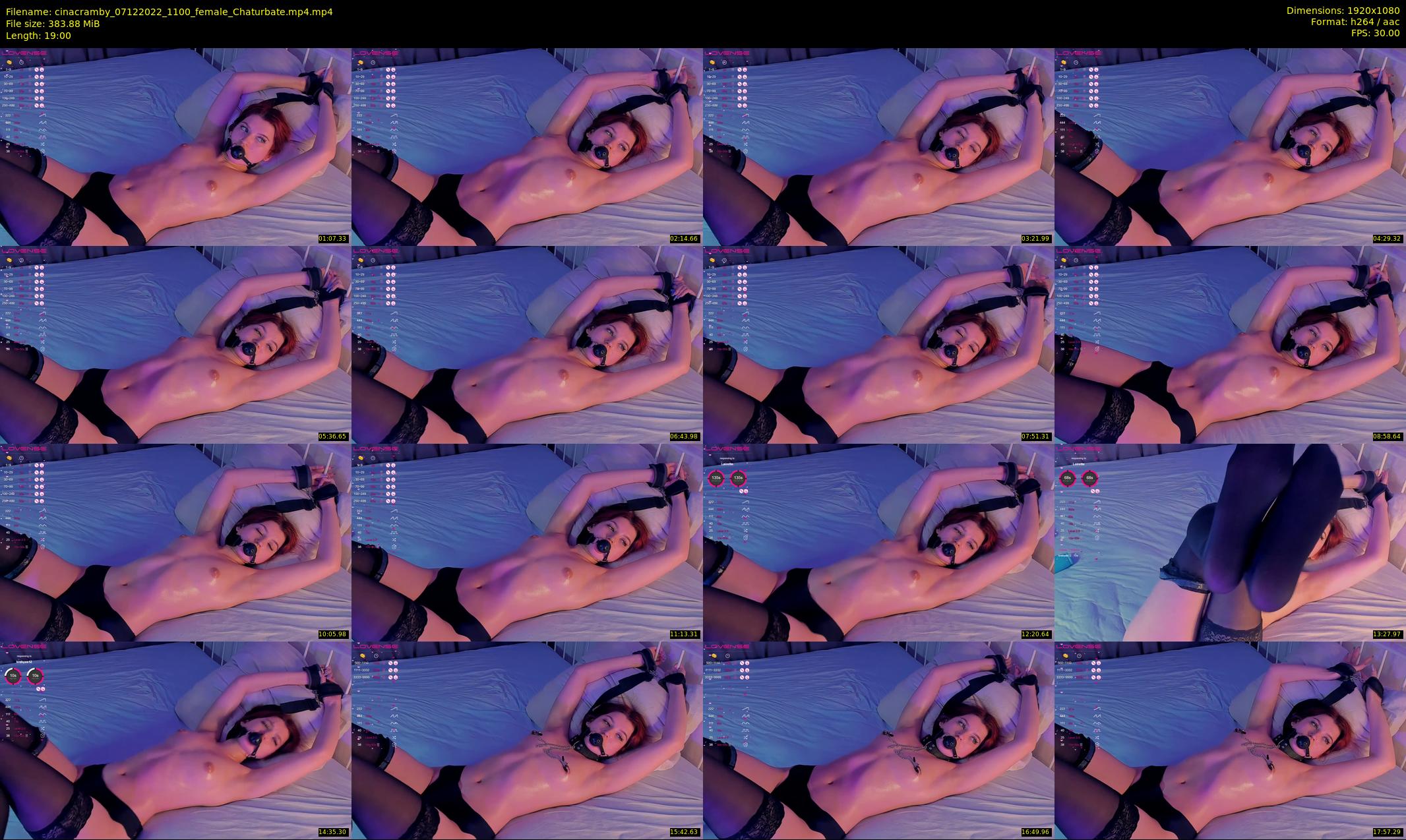 cinacramby — 19 minute Chaturbate female cam show recording, 1080p, Dec 7, 2022