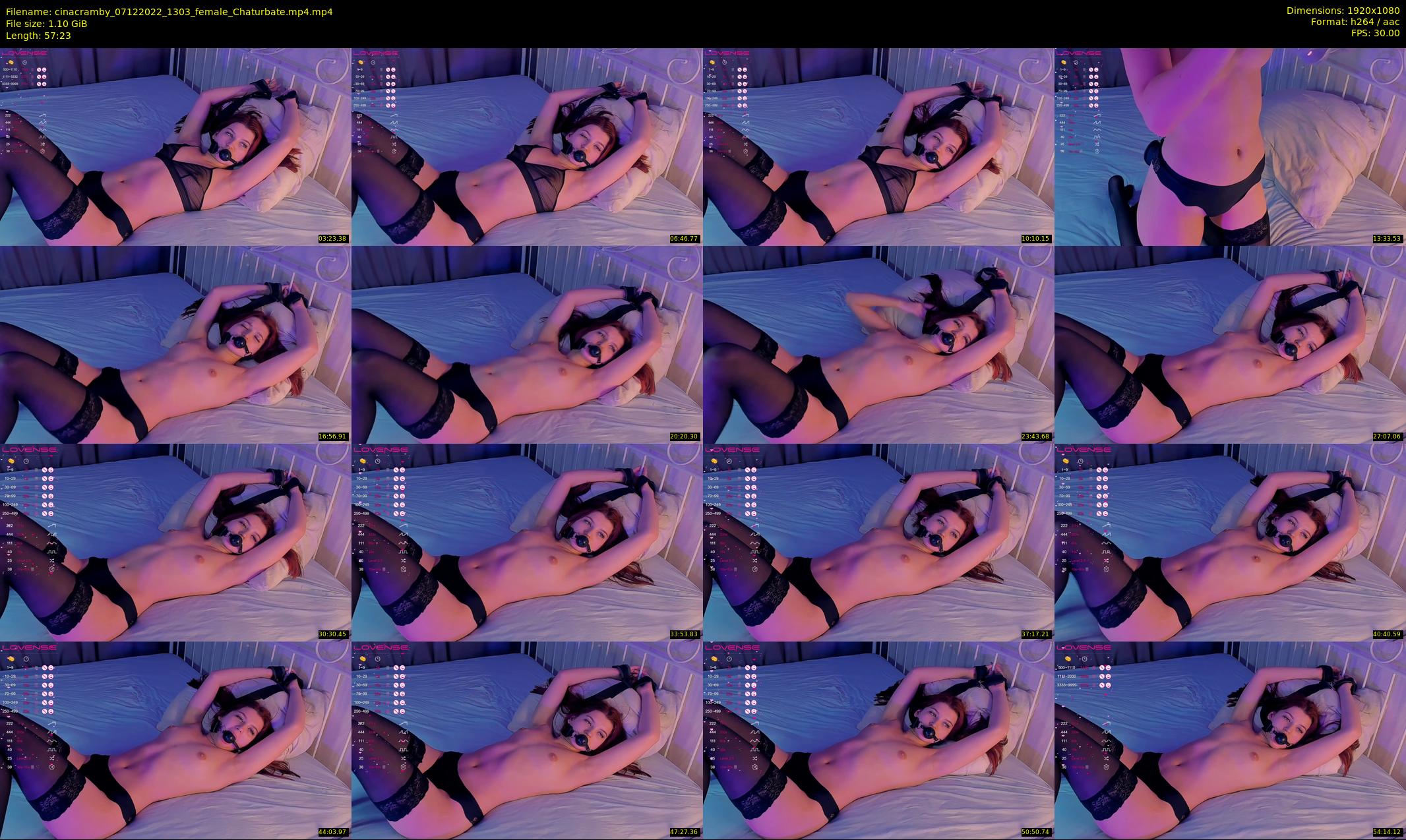 cinacramby — 58 minute Chaturbate female cam show recording, 1080p, Dec 7, 2022