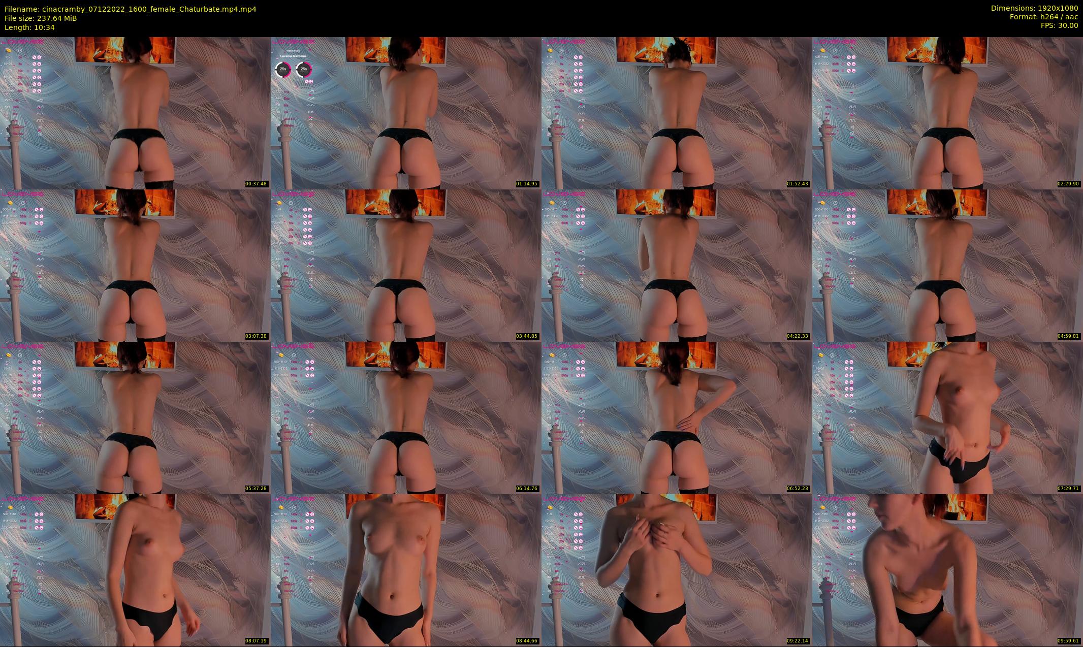 cinacramby — 11 minute Chaturbate female cam show recording, 1080p, Dec 7, 2022