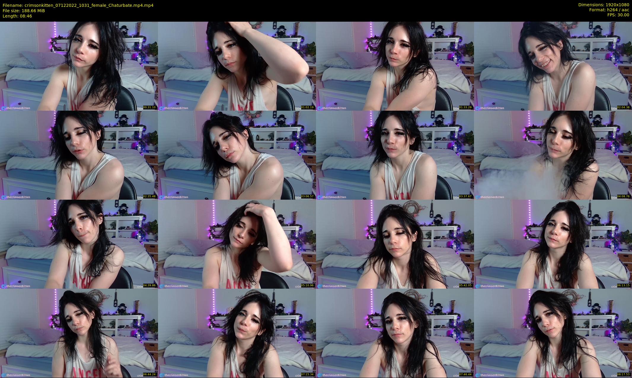 crimsonkitten — 9 minute Chaturbate female cam show recording, 1080p, Dec 7, 2022