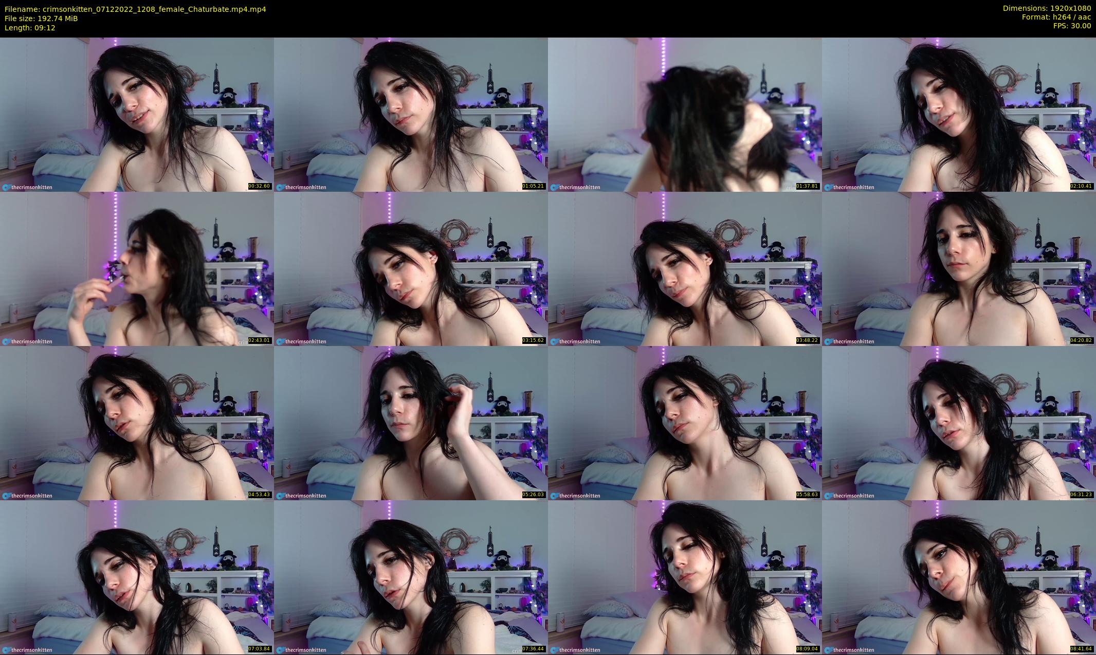 crimsonkitten — 10 minute Chaturbate female cam show recording, 1080p, Dec 7, 2022