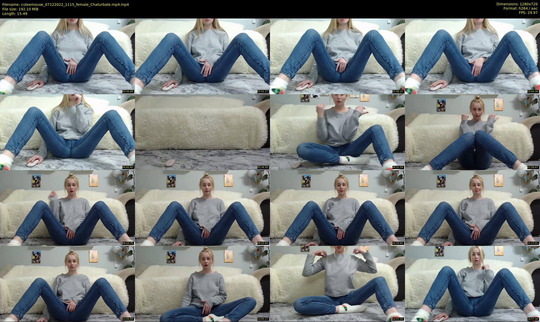 cuteemouse — 16 minute Chaturbate female cam show recording, 720p, Dec 7, 2022
