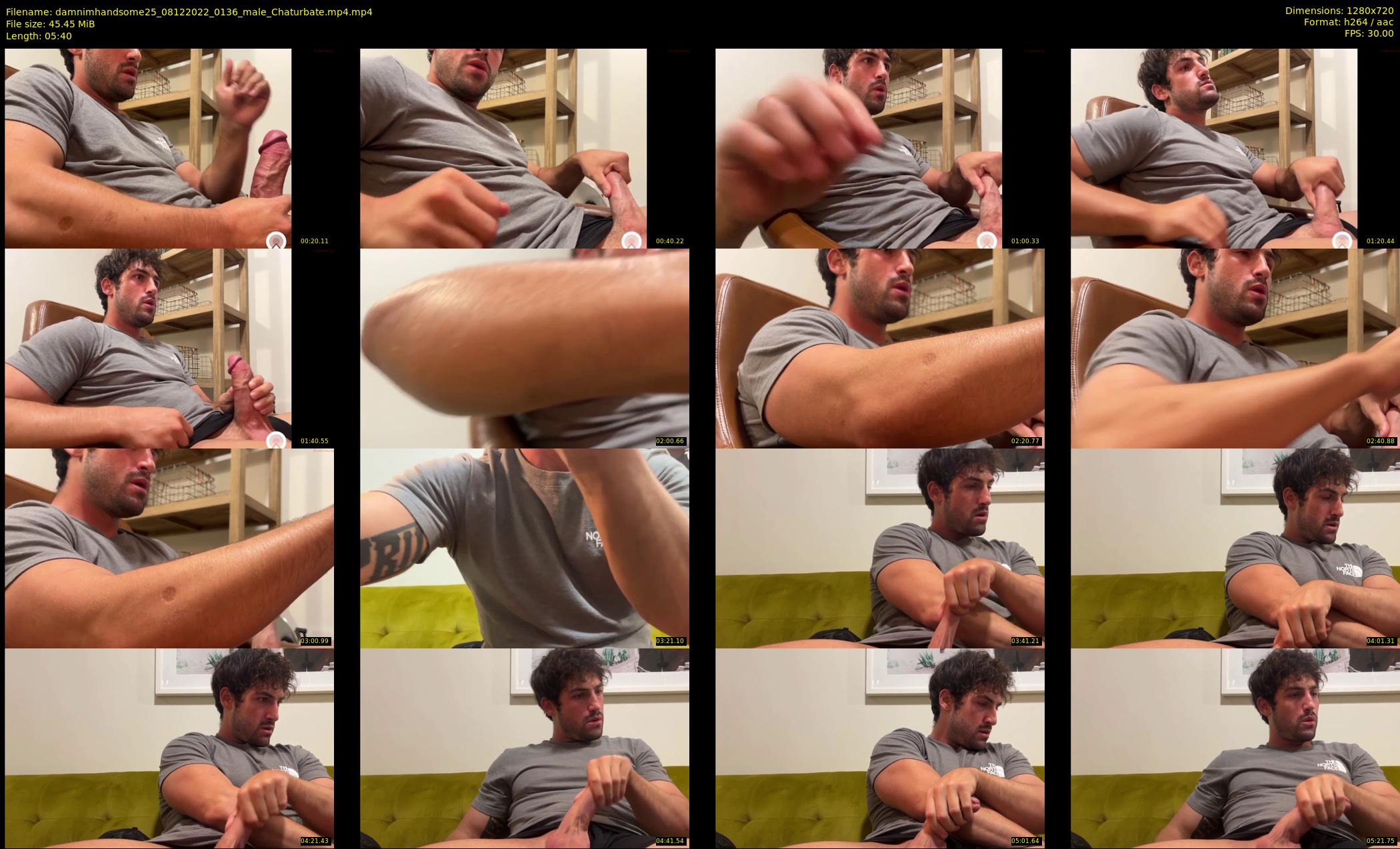 damnimhandsome25 — 6 minute Chaturbate male cam show recording, 720p, Dec 8, 2022