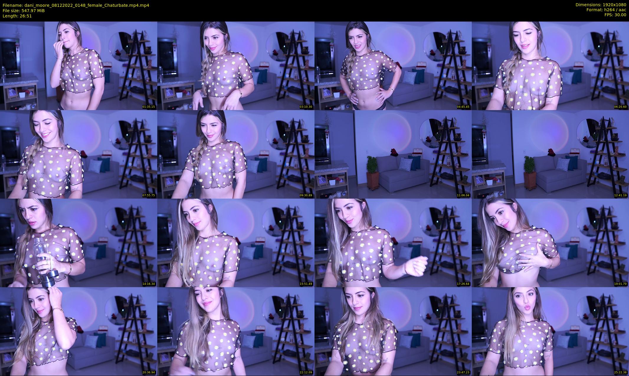 dani_moore — 27 minute Chaturbate female cam show recording, 1080p, Dec 8, 2022