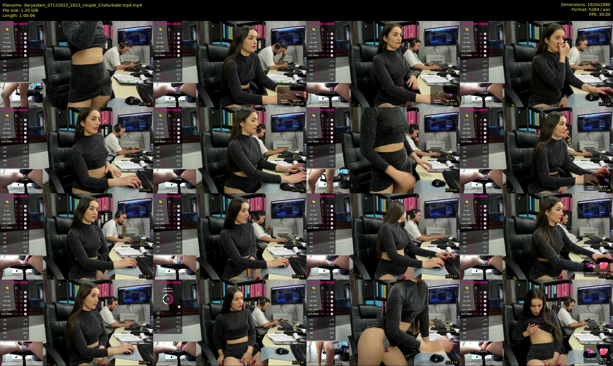 daryastars — 61 minute Chaturbate couple cam show recording, 1080p, Dec 7, 2022