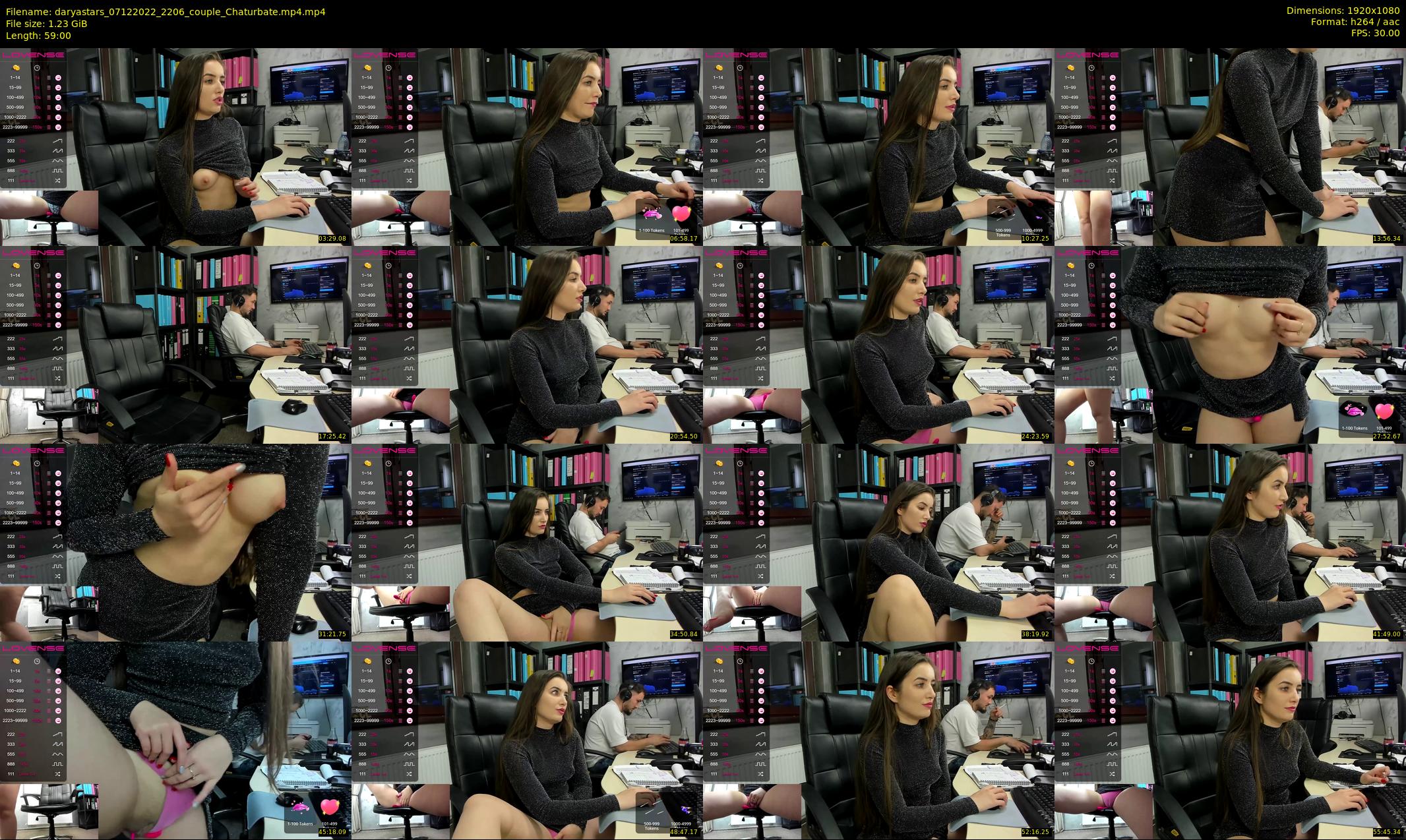 daryastars — 59 minute Chaturbate couple cam show recording, 1080p, Dec 7, 2022