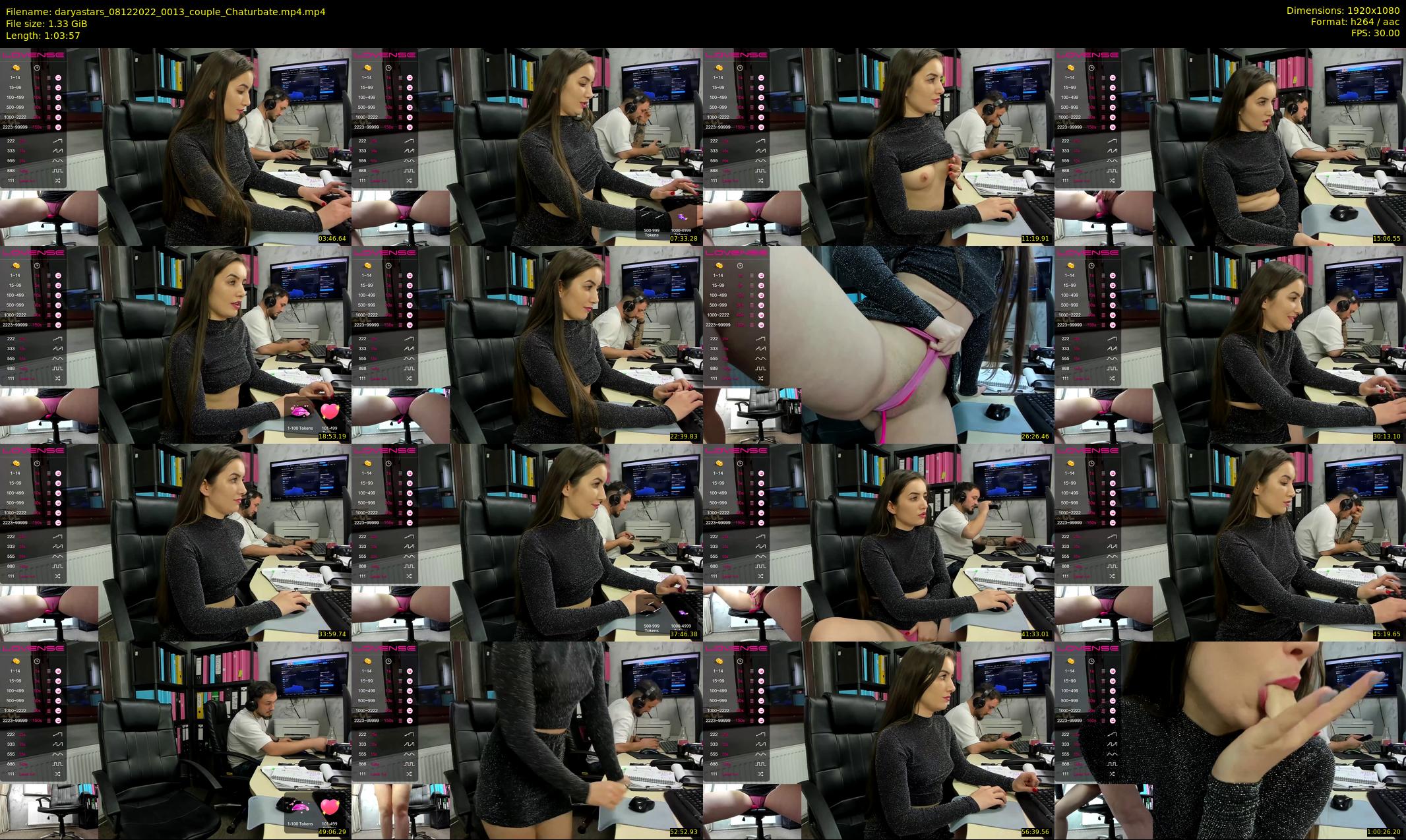 daryastars — 64 minute Chaturbate couple cam show recording, 1080p, Dec 8, 2022