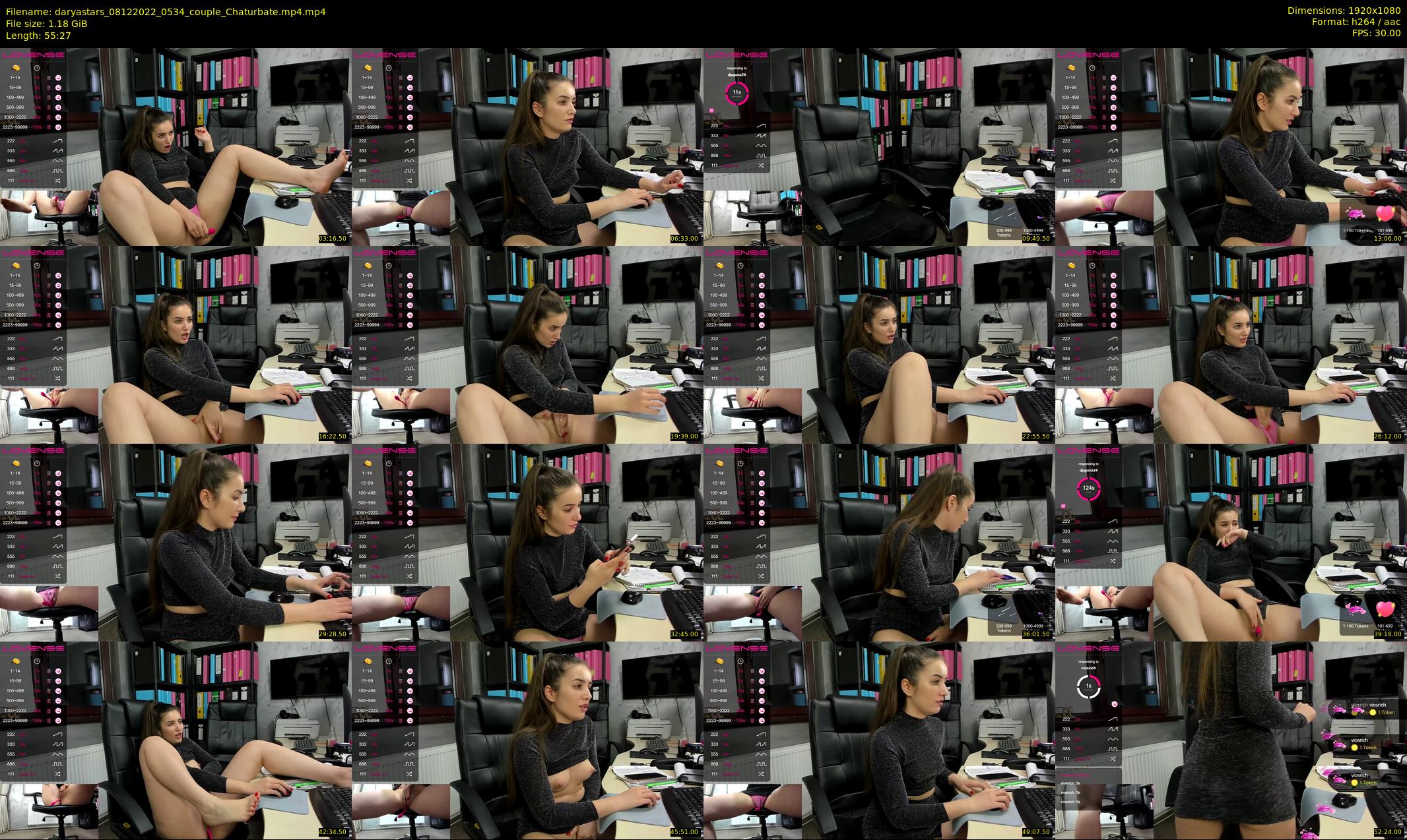 daryastars — 56 minute Chaturbate couple cam show recording, 1080p, Dec 8, 2022