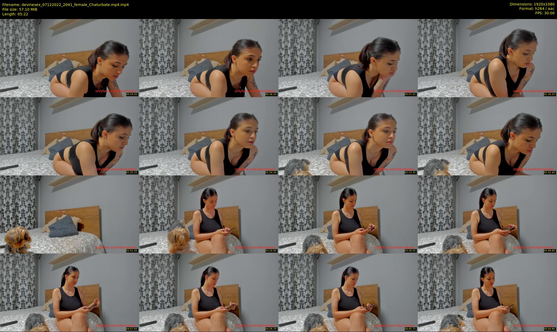 devinesex — 6 minute Chaturbate female cam show recording, 1080p, Dec 7, 2022