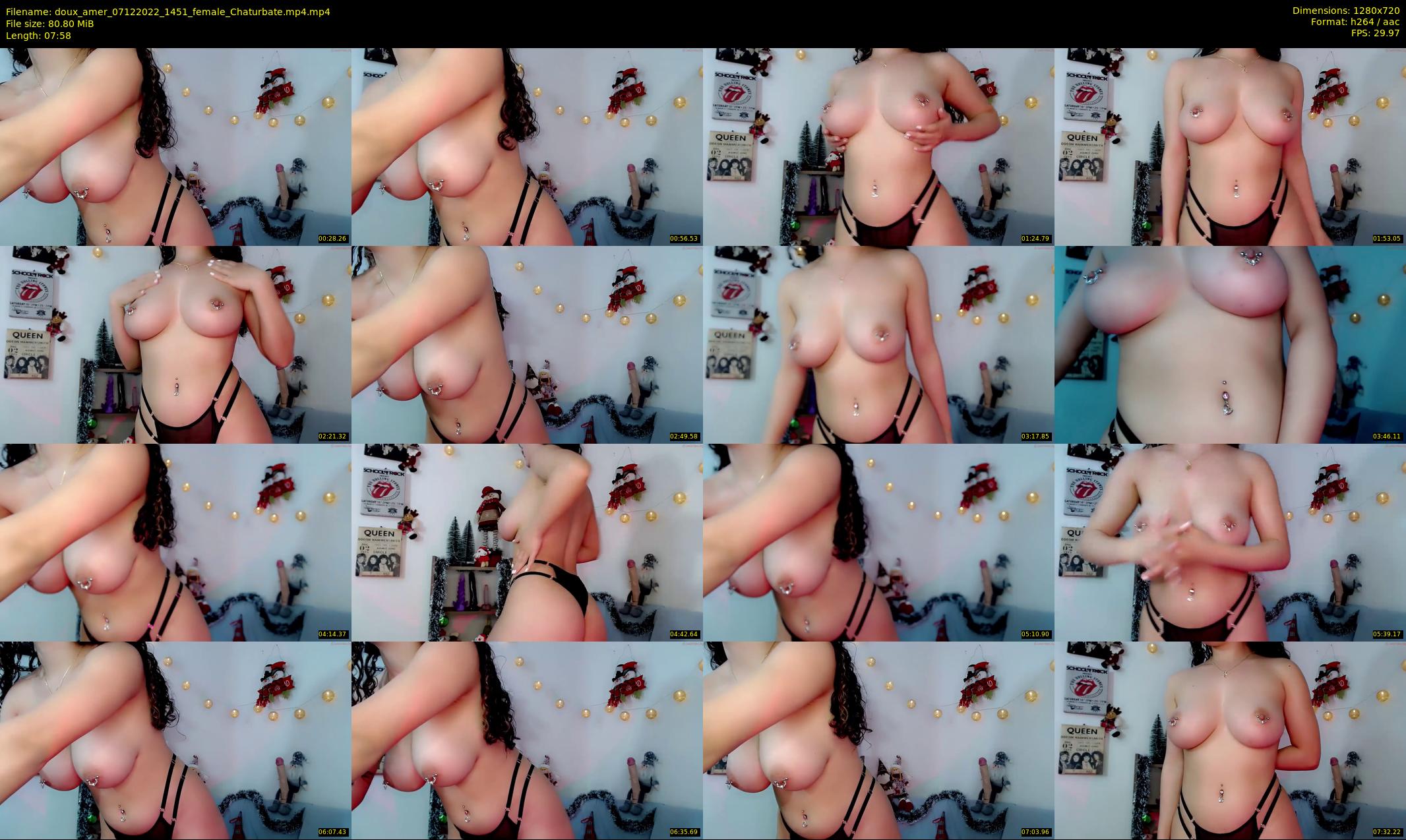 doux_amer — 8 minute Chaturbate female cam show recording, 720p, Dec 7, 2022
