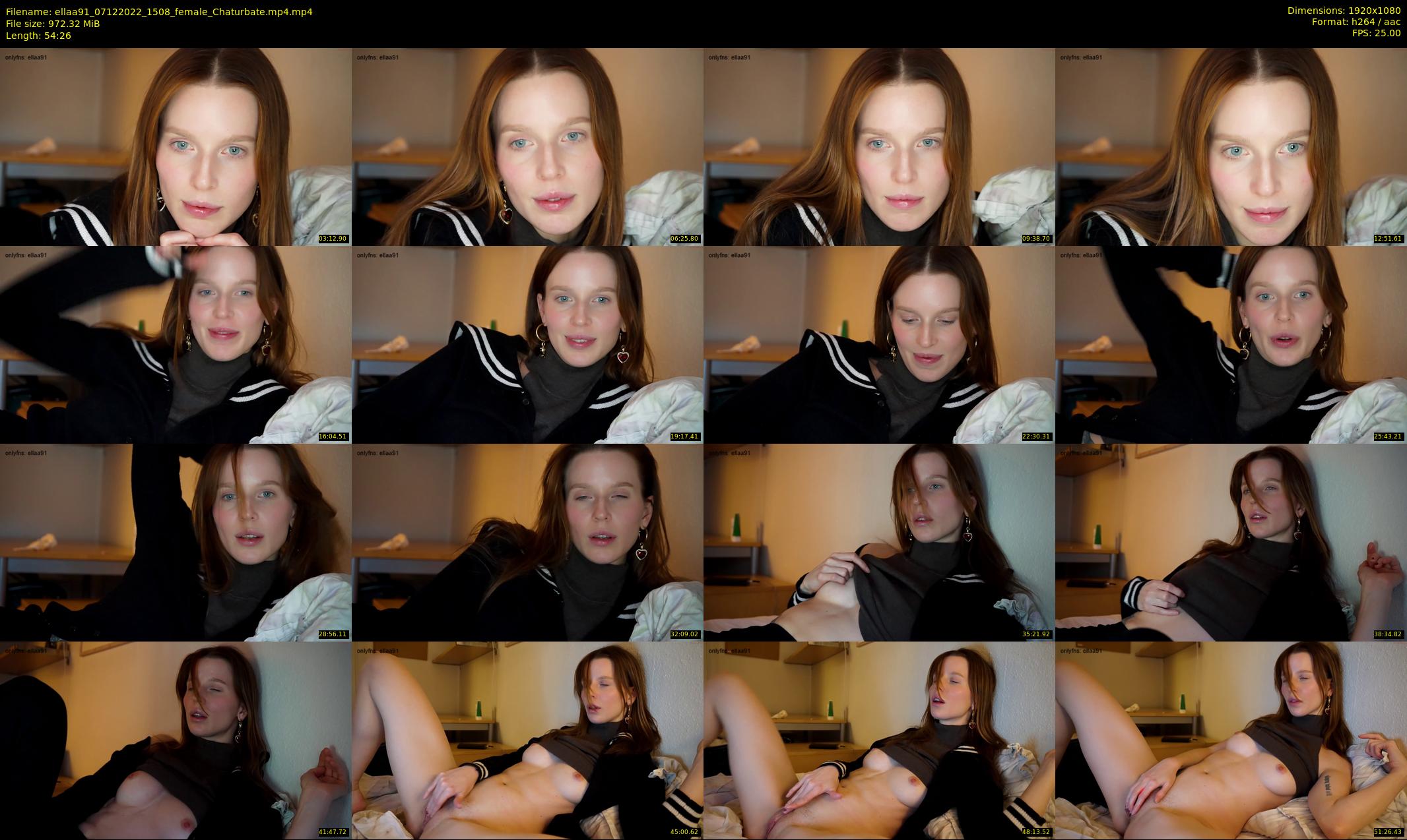 ellaa91 — 55 minute Chaturbate female cam show recording, 1080p, Dec 7, 2022