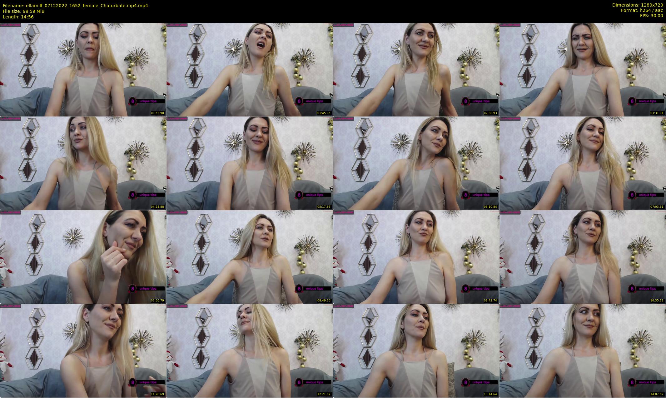 ellamilf — 15 minute Chaturbate female cam show recording, 720p, Dec 7, 2022