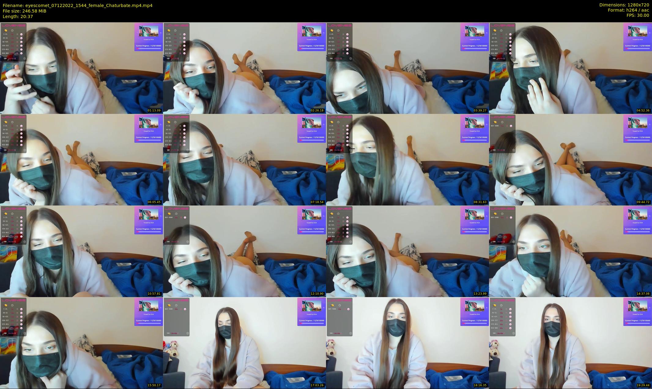 eyescomet — 21 minute Chaturbate female cam show recording, 720p, Dec 7, 2022