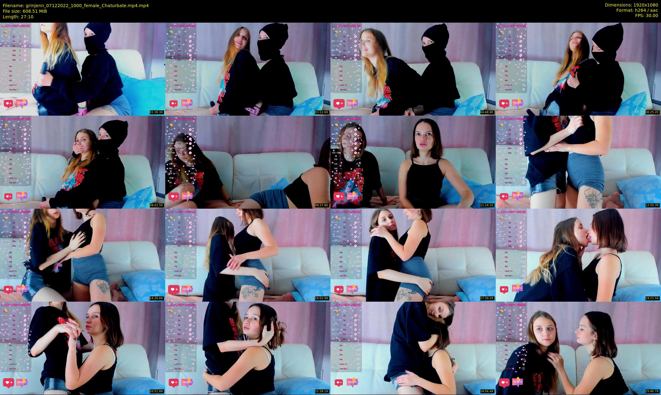 grinjenn — 28 minute Chaturbate female cam show recording, 1080p, Dec 7, 2022