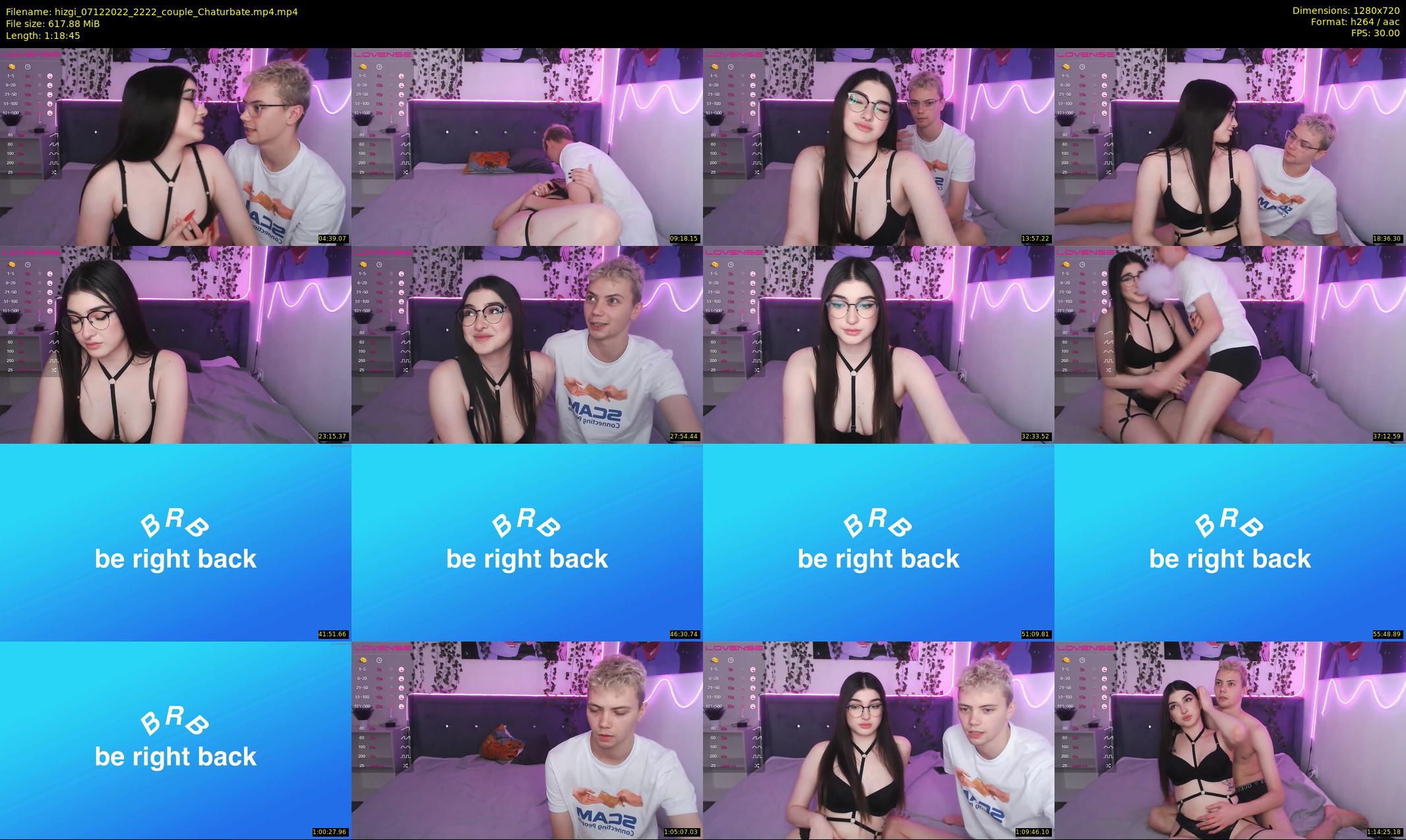hizgi — 79 minute Chaturbate couple cam show recording, 720p, Dec 7, 2022