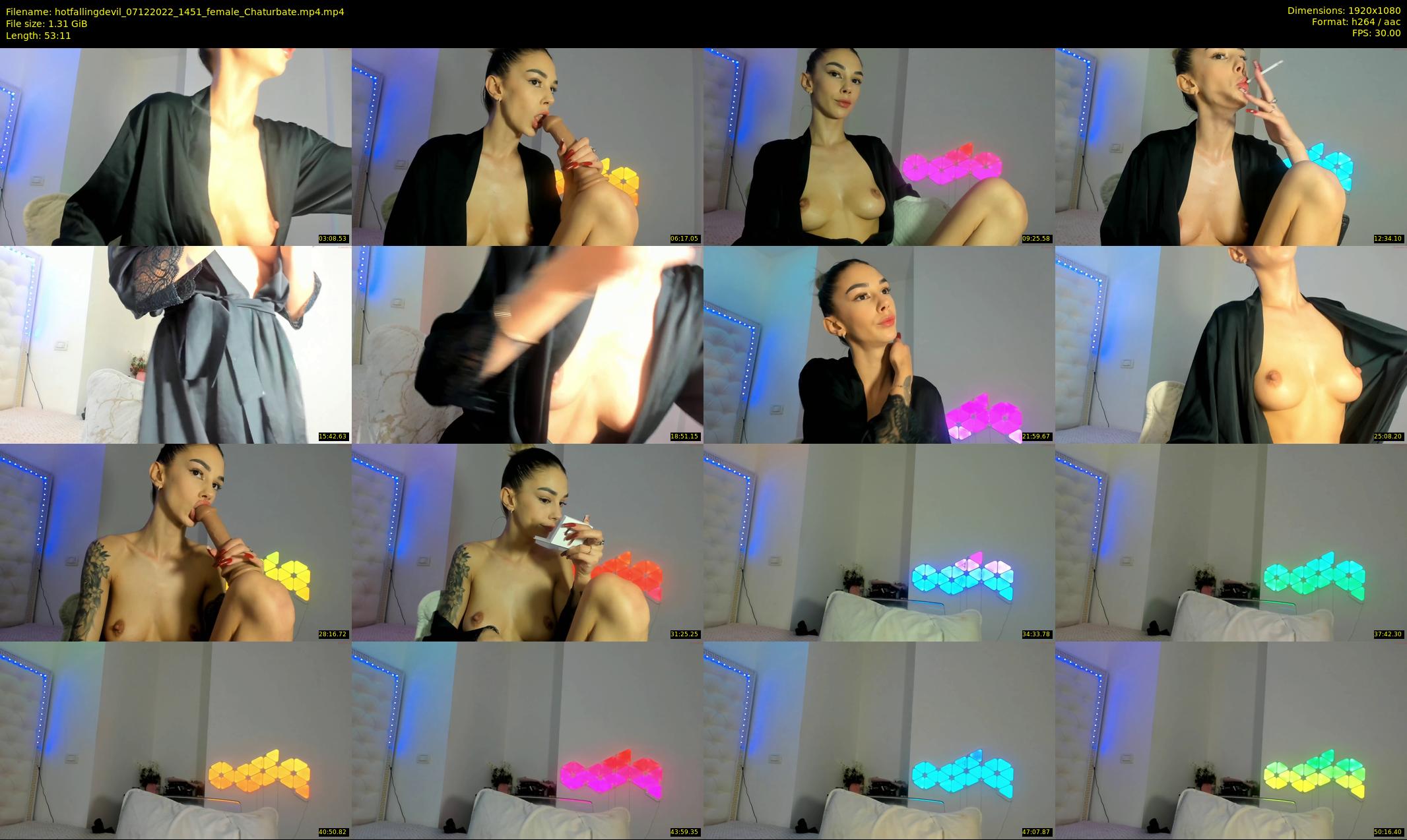 hotfallingdevil — 54 minute Chaturbate female cam show recording, 1080p, Dec 7, 2022