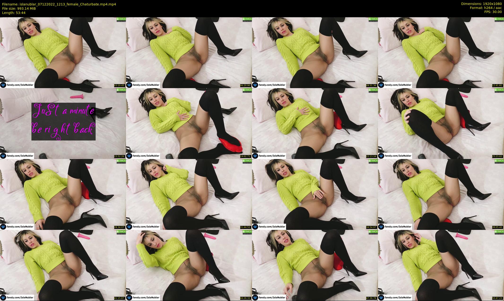 islanublar — 54 minute Chaturbate female cam show recording, 1080p, Dec 7, 2022