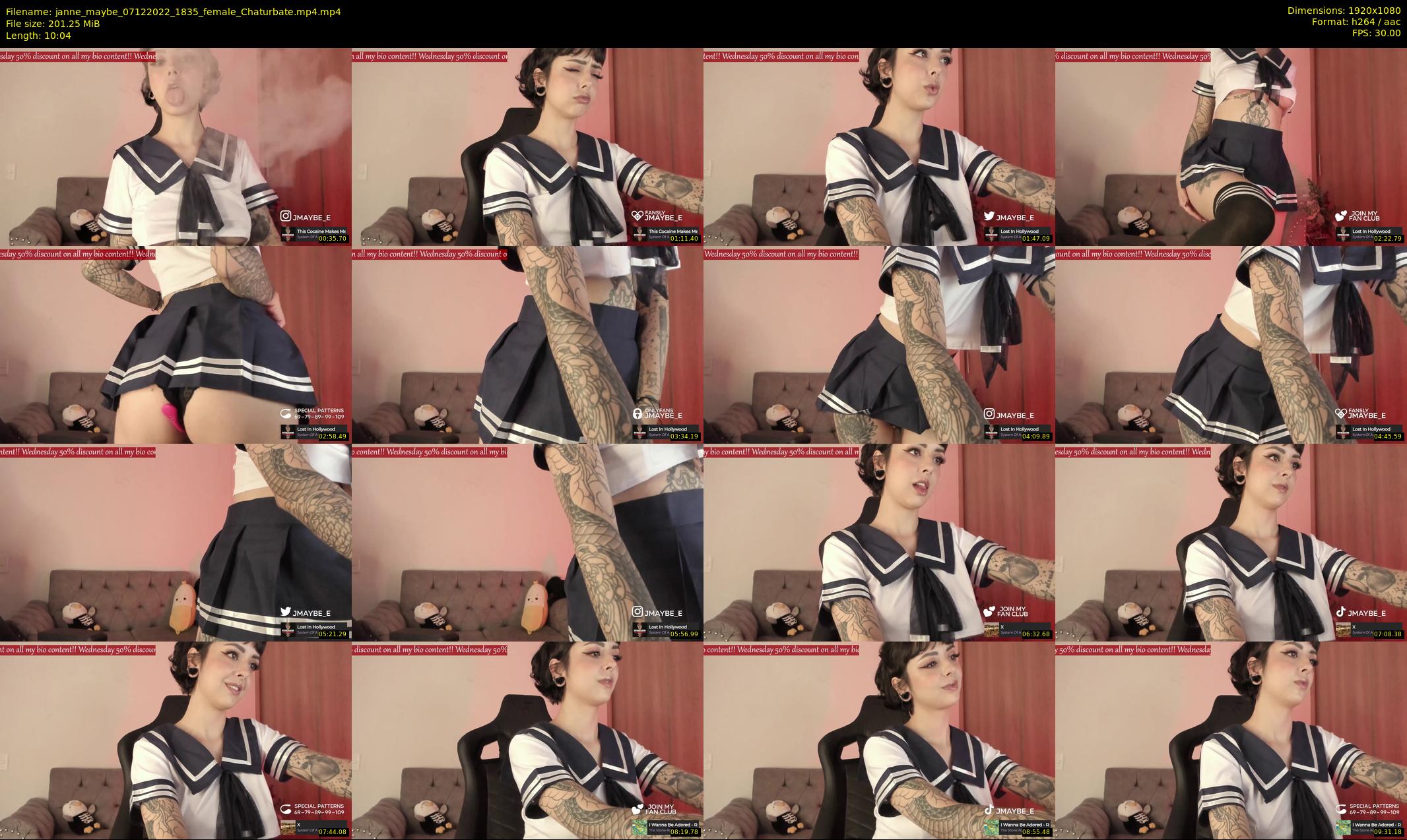 janne_maybe — 11 minute Chaturbate female cam show recording, 1080p, Dec 7, 2022
