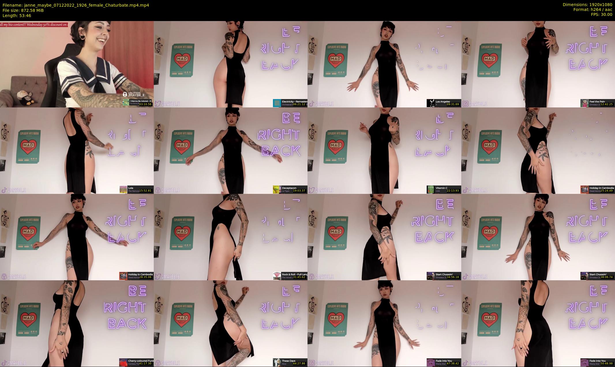 janne_maybe — 54 minute Chaturbate female cam show recording, 1080p, Dec 7, 2022